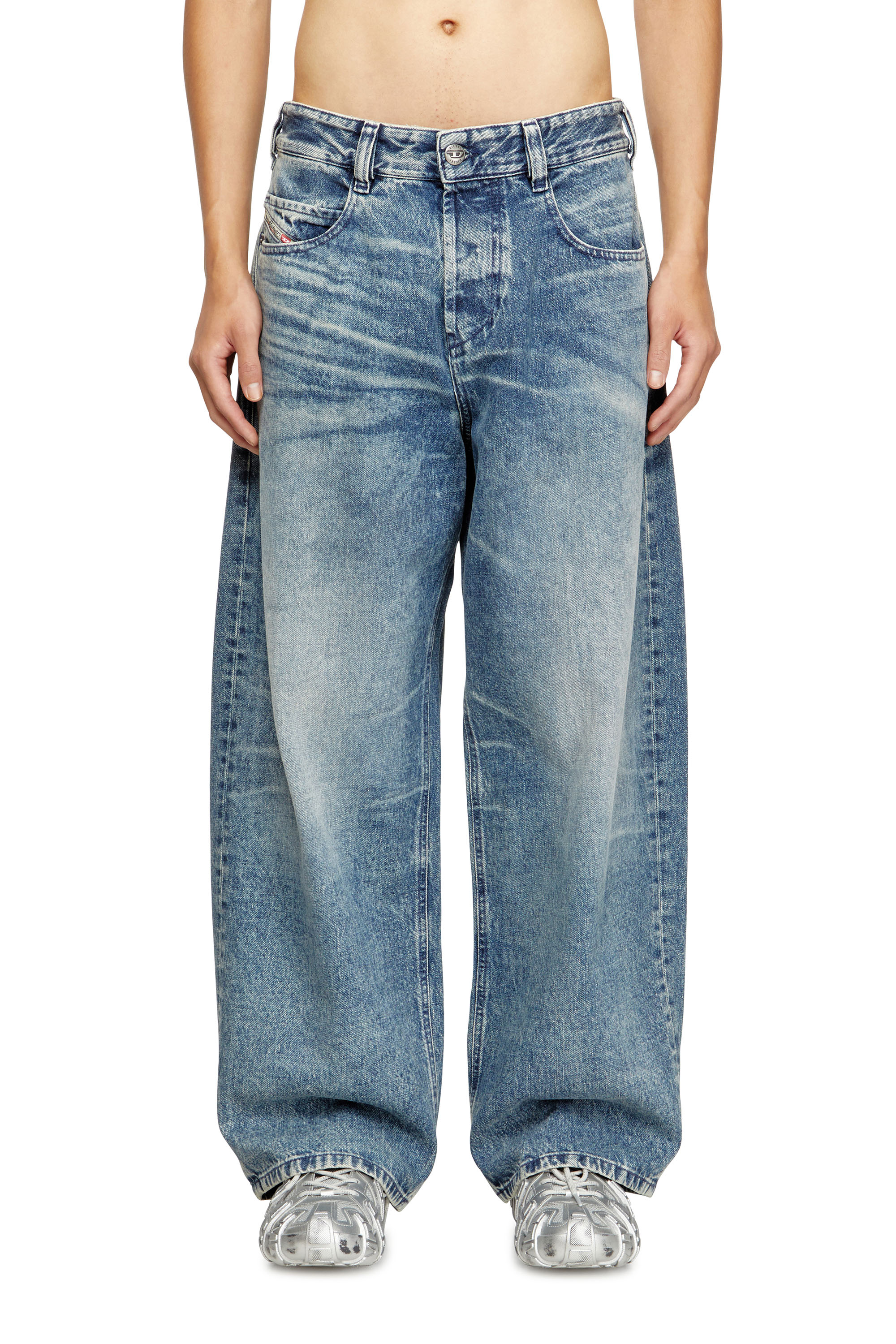 Diesel - Relaxed Jeans 1997 D-Enim 007DA Unisex, Azul Claro - 1