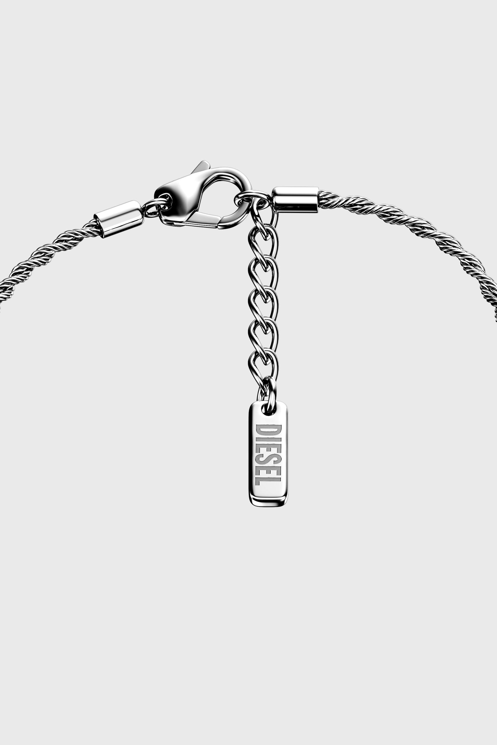 Diesel - DX1725040, Unisex's Stainless Steel ID Bracelet in Silver - 2