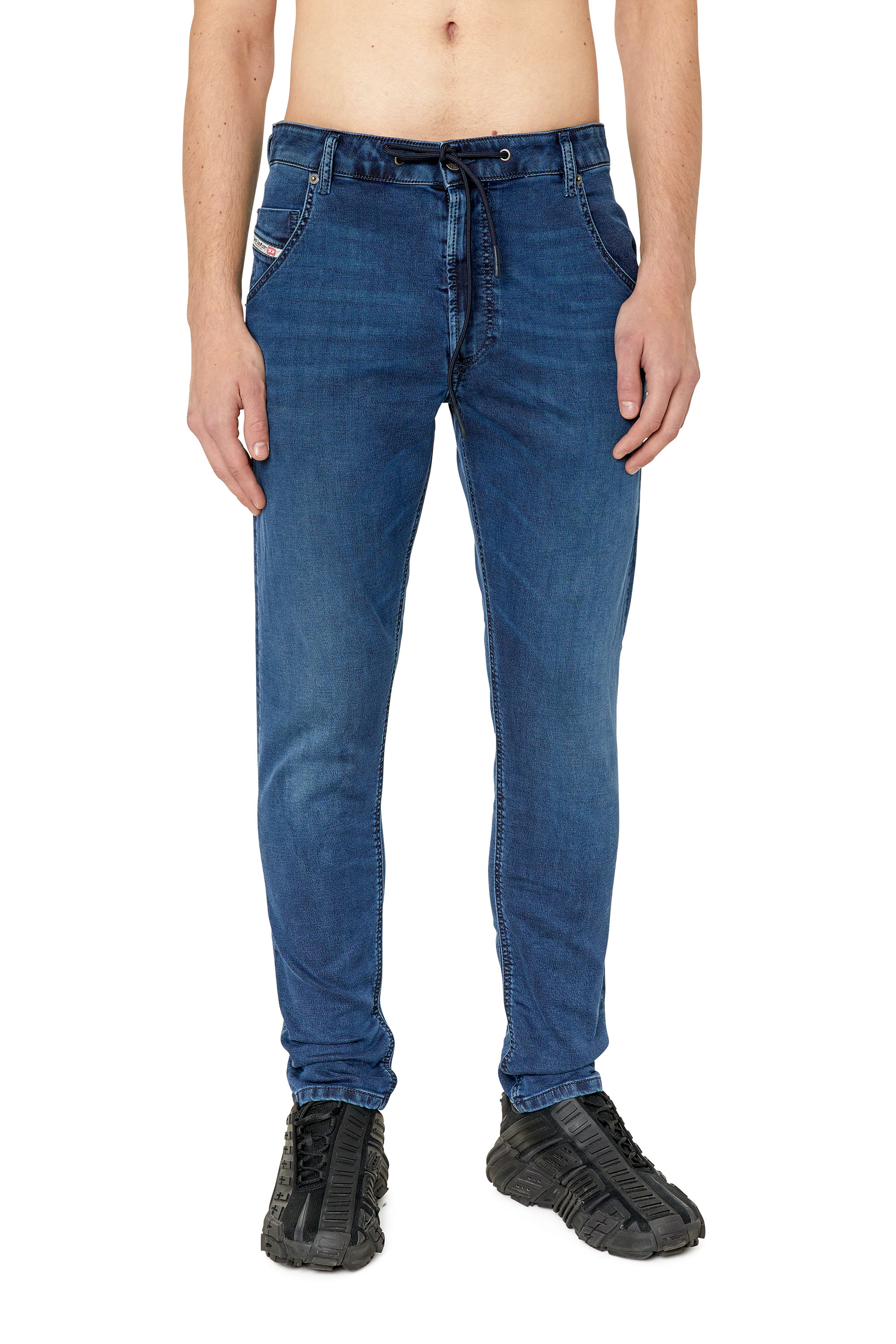 Diesel - Krooley JoggJeans® 068CT Tapered, Azul Oscuro - Image 1