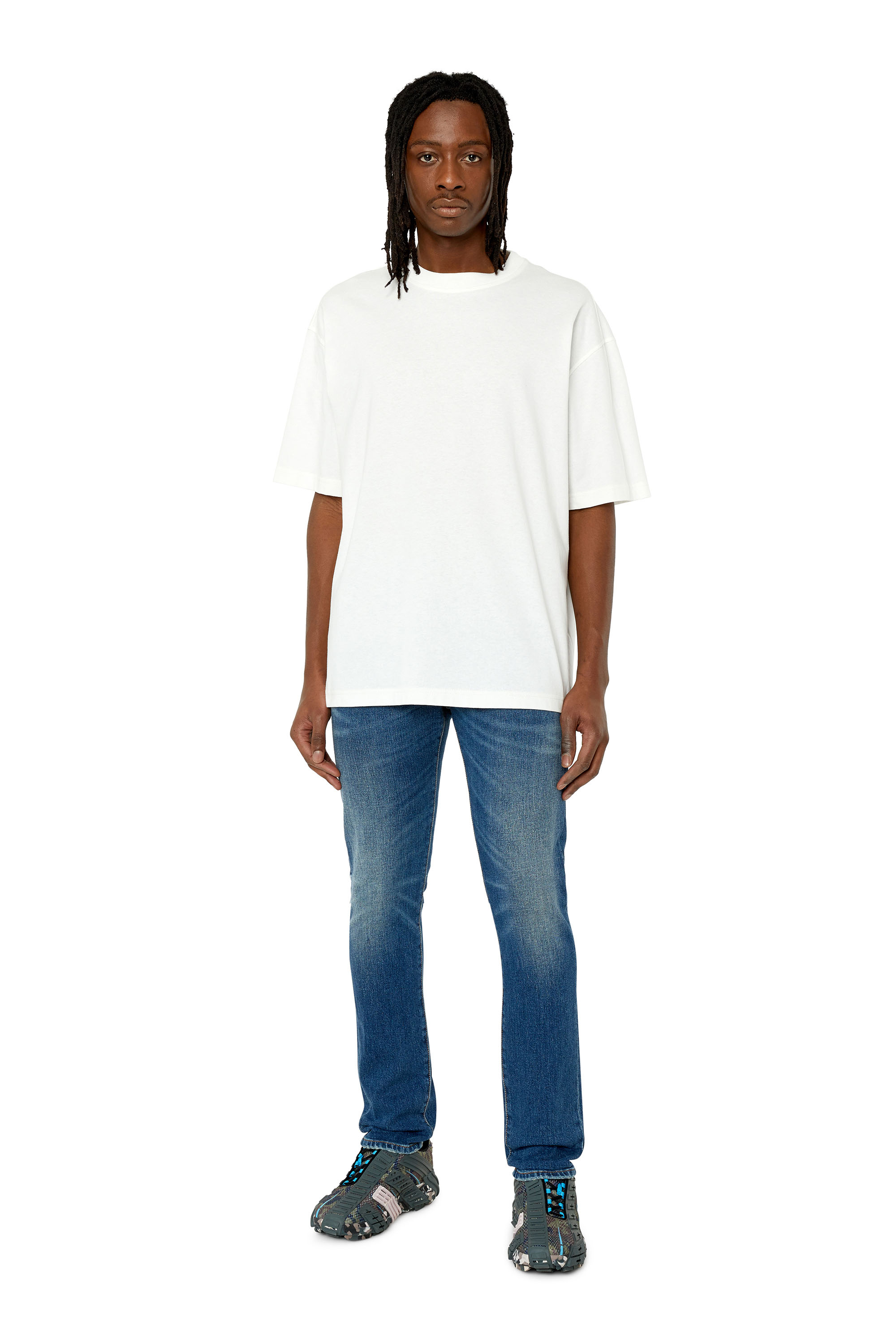 Diesel - Slim Jeans 2019 D-Strukt 007L1, Azul medio - Image 4