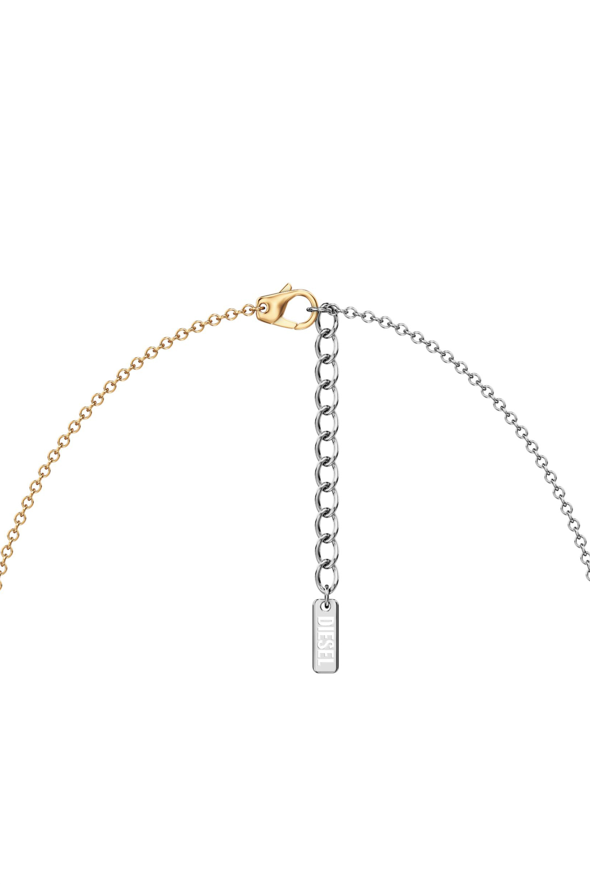Diesel - DX1687931  JEWELLERY, Collar de cadena de acero inoxidable Unisex in Plateado - 3