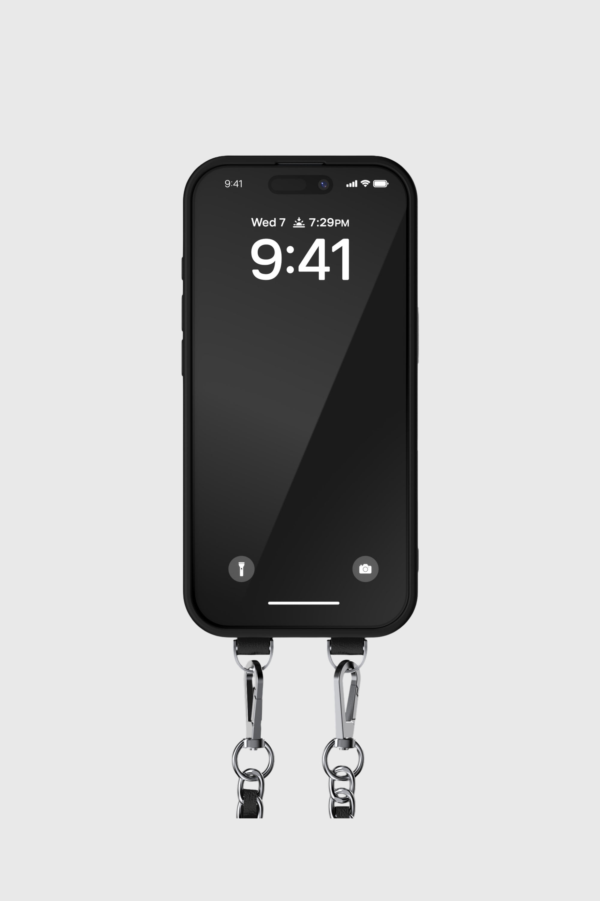 Diesel - 60662 MOULDED CASE, Funda Oval D con correa de mu&ntilde;eca y MagSafe para iPhone 17 Pro Unisex in Negro - 2
