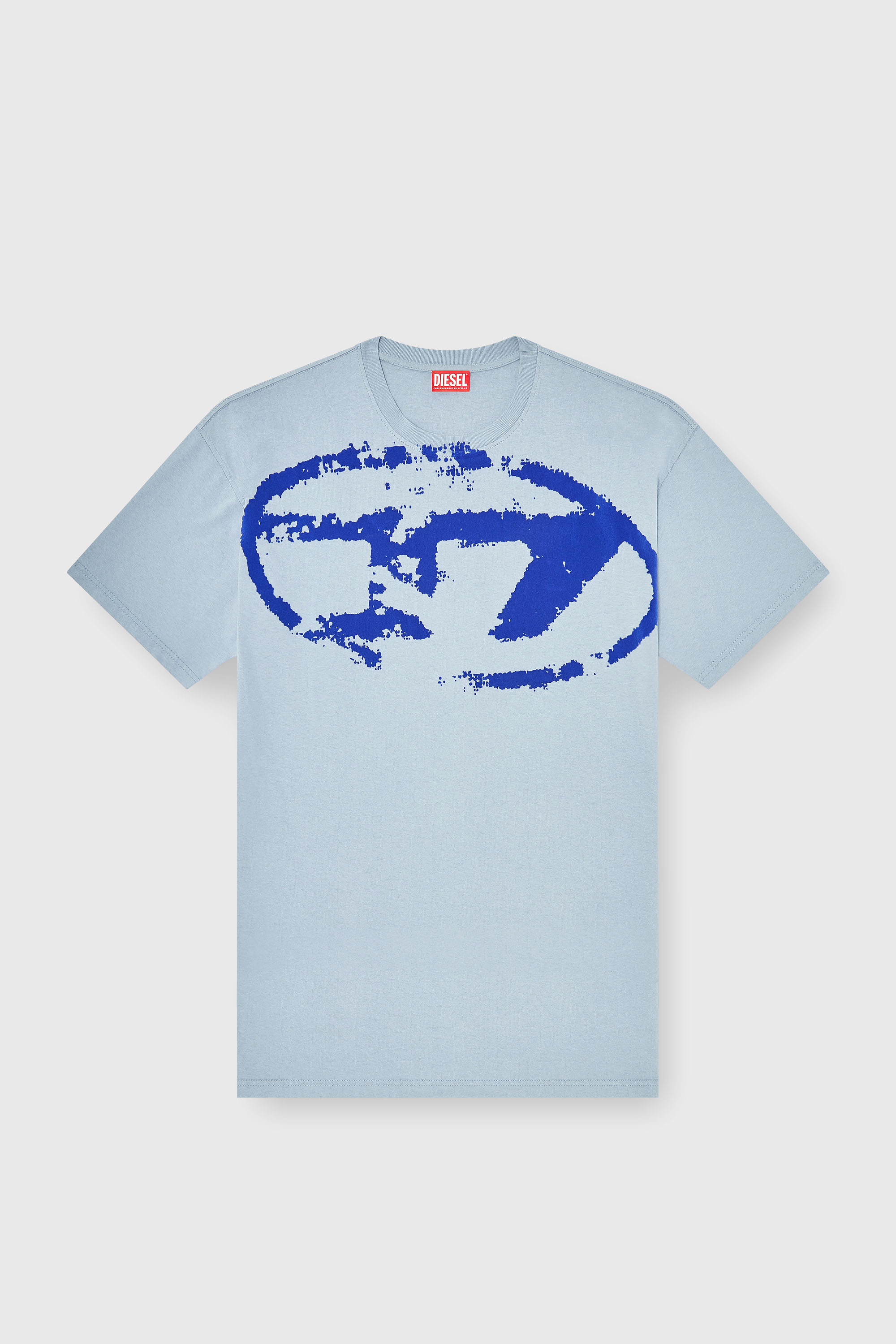Diesel - T-BOXT-N14, Camiseta con logotipo desgastado en relieve Hombre in Azul marino - 2
