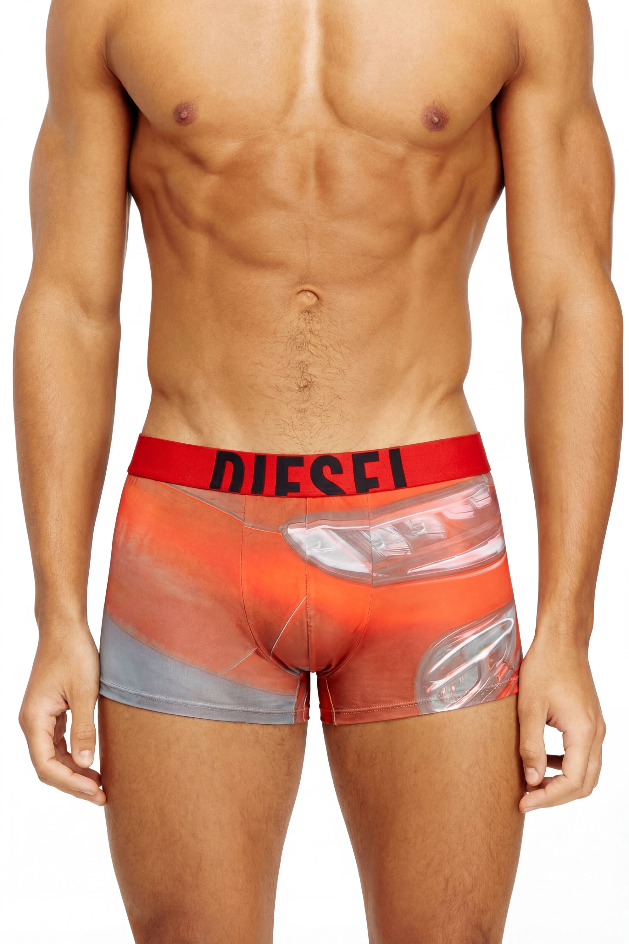 Diesel - DAMIEN-D-POP-40, Bóxers ajustados con estampado pop Hombre in Rojo - 2