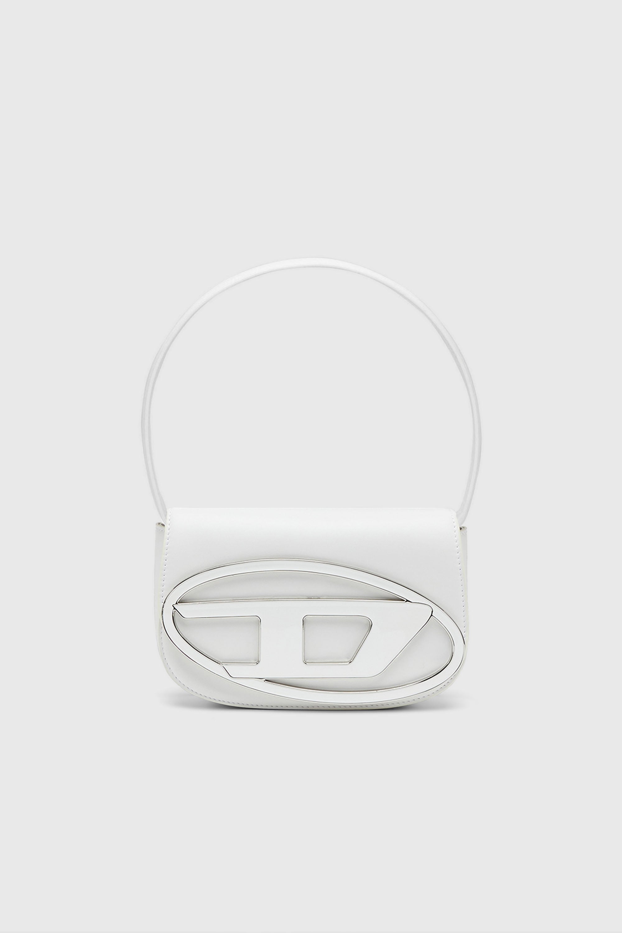 Diesel - 1DR, 1DR-Bolso ic&oacute;nico de hombro de cuero napa Mujer in Blanco - 1