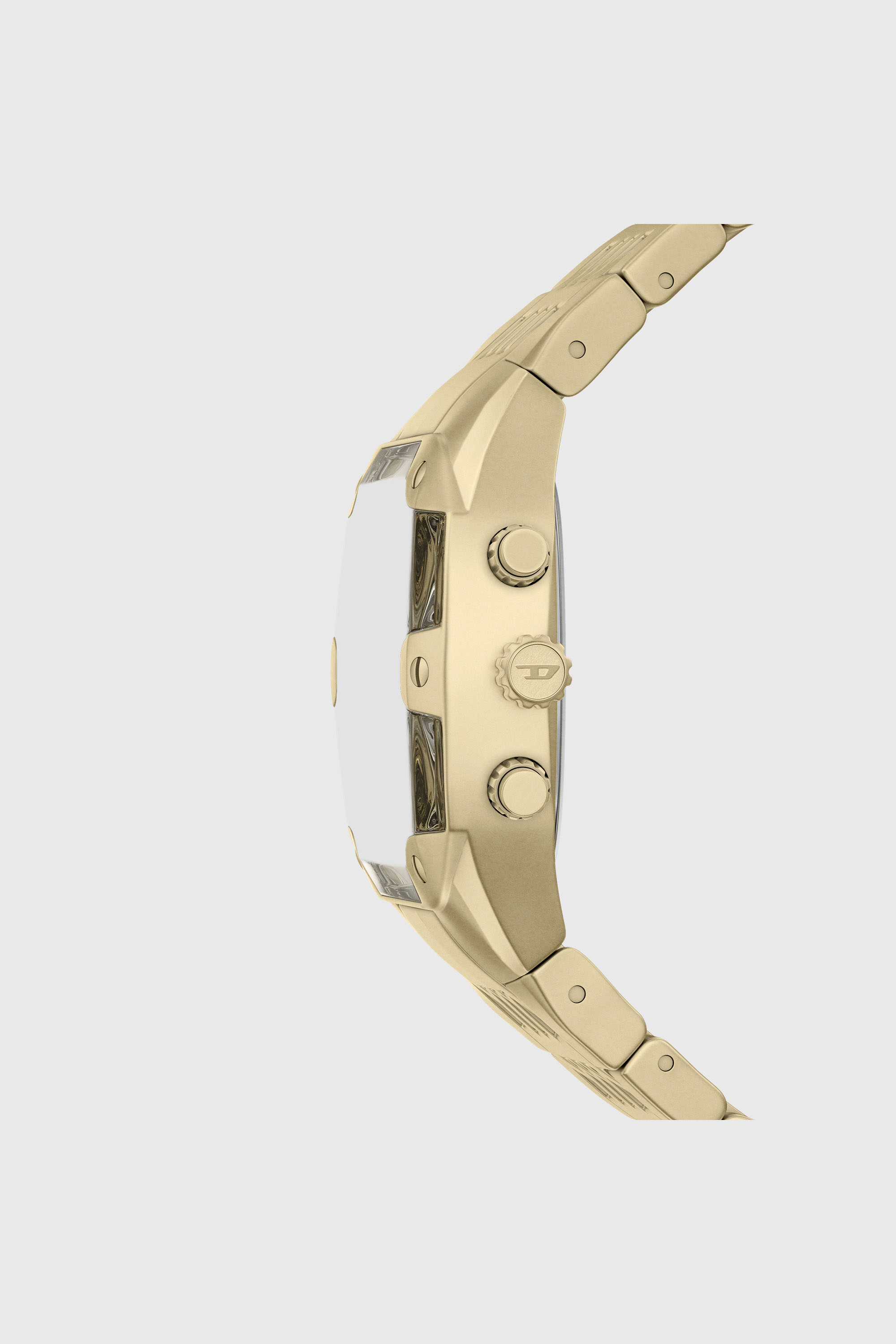 Diesel - DZ4718 WATCH, Reloj Spiked Cushion de acero inoxidable tono dorado Hombre in Dorado - 3