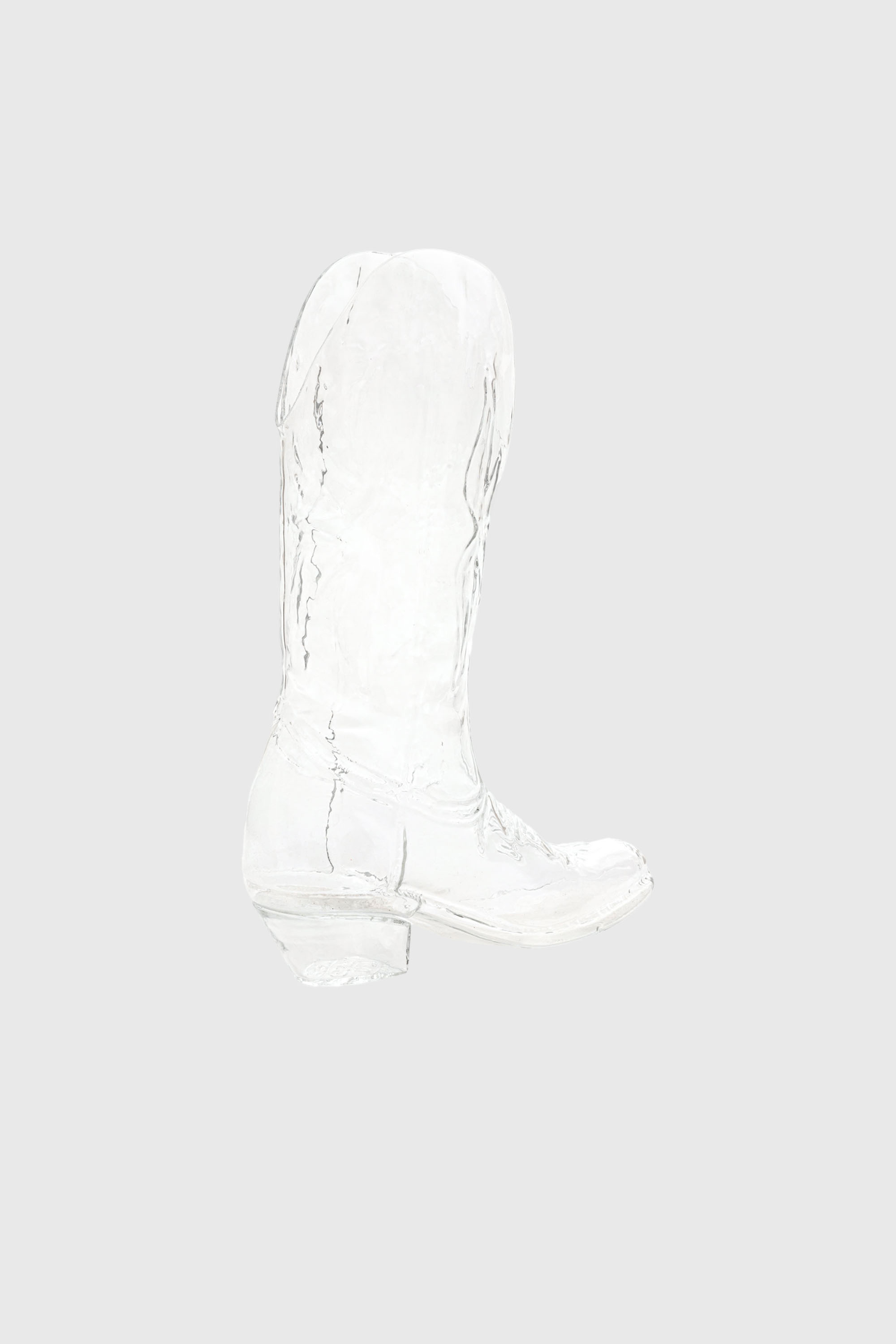 Diesel - 10064 GLASS VASE CRYSTALBOOTIE CM.24X8 H, Jarr&oacute;n de cristal Unisex in Blanco - 2