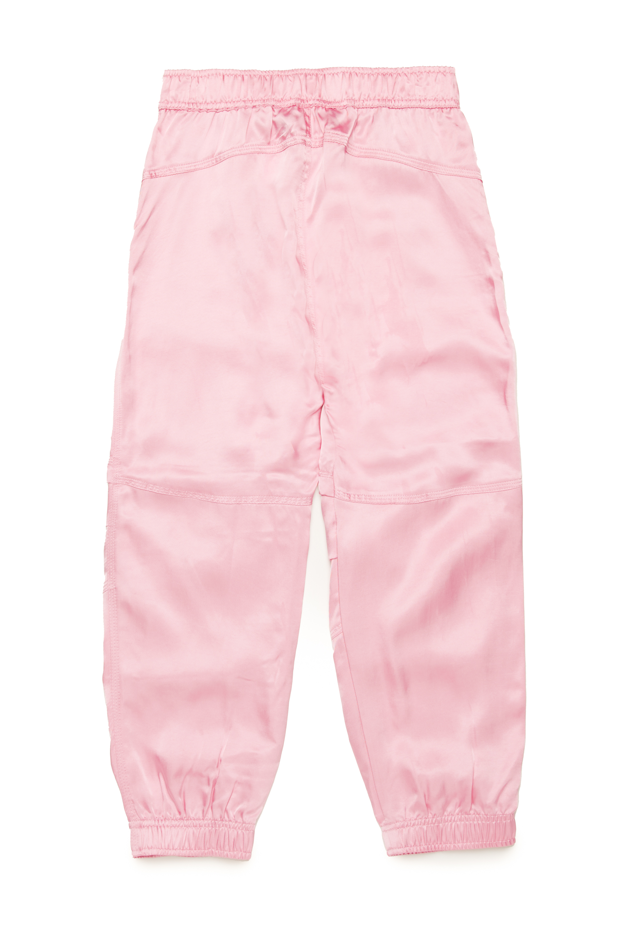 Diesel - PMIRTAS, Pantalones cargo de satén con Oval D Mujer in Rosa - 2