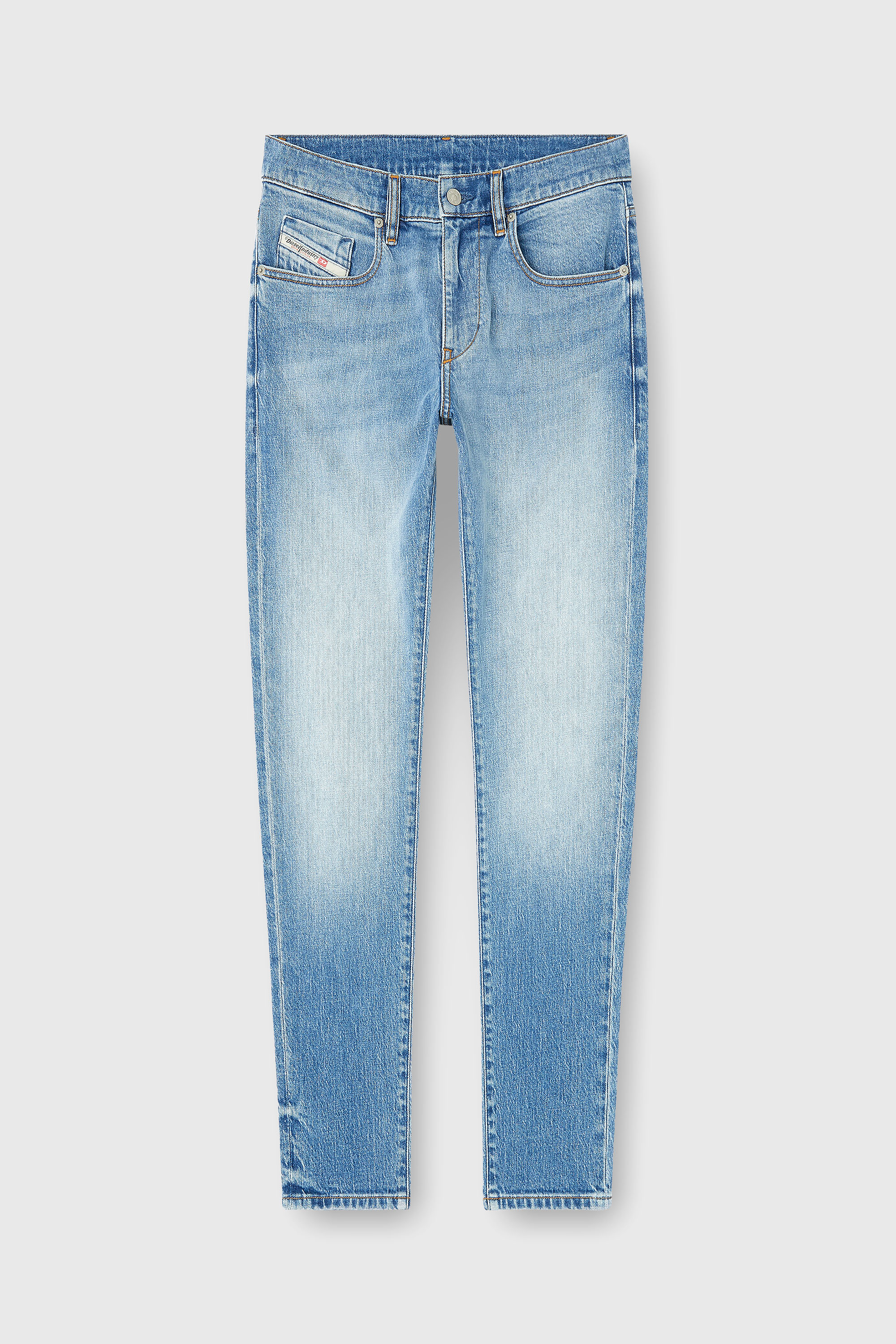 Diesel - Slim Jeans 2019 D-Strukt 0ADBK Hombre, Azul Claro - 4