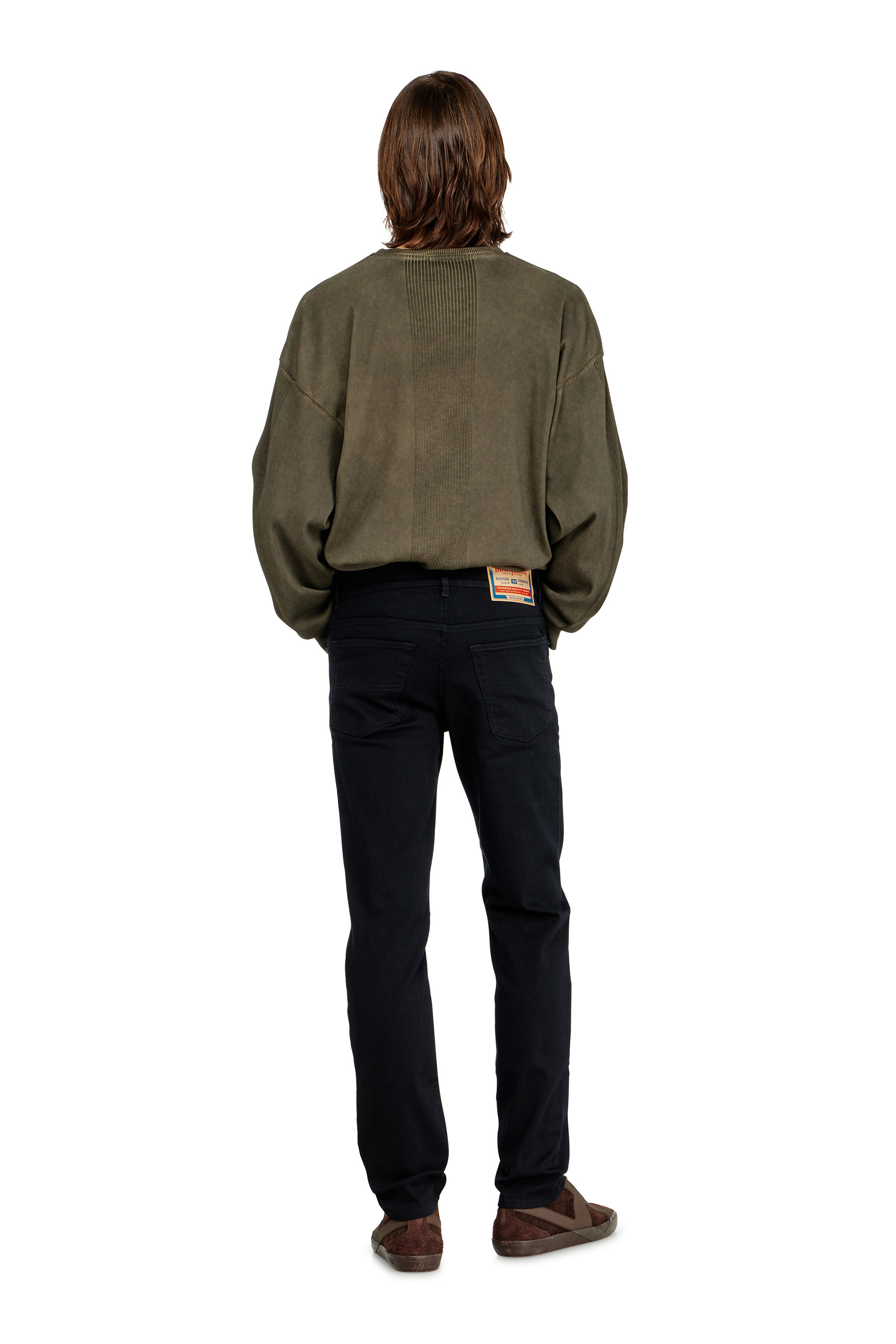 Diesel - Regular Jeans 2023 D-Finitive 069YP Hombre, Negro/Gris oscuro - 3