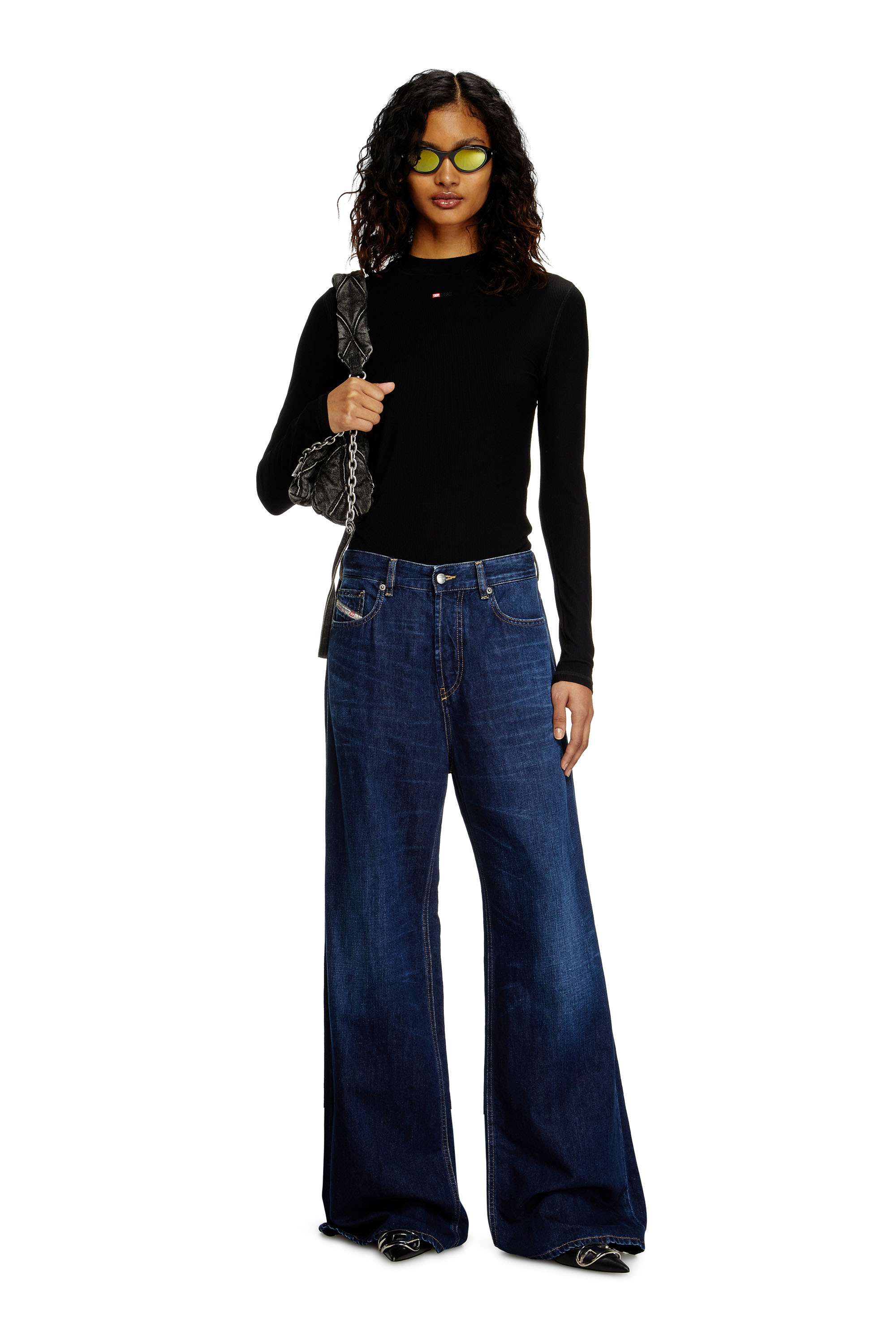 Diesel - Relaxed Jeans 1996 D-Sire 068RA Mujer, Azul Oscuro - 2