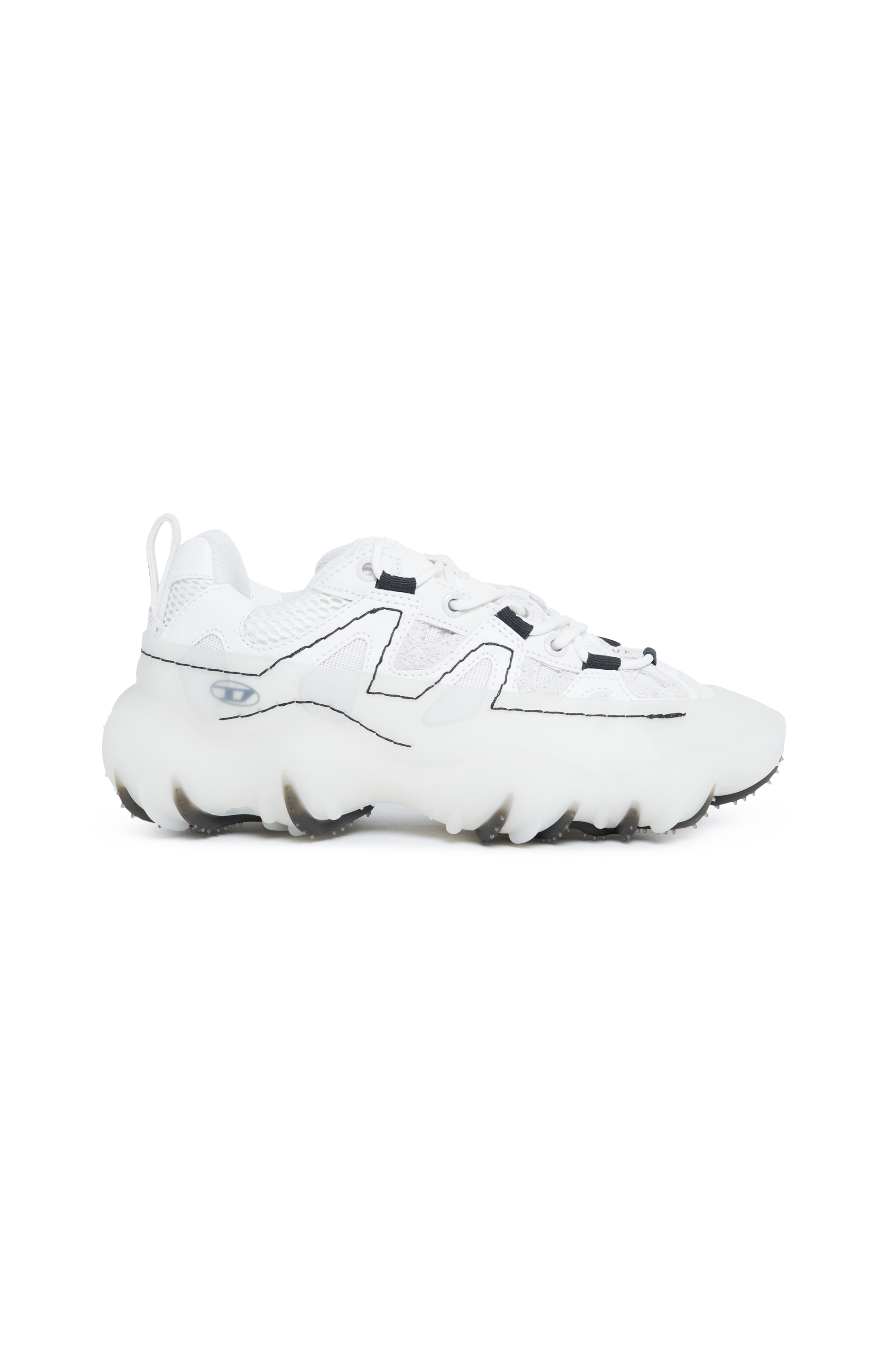 Diesel - S-PROTOTYPE P1, Deportivas en malla, cuero y ripstop Unisex in Blanco - 2