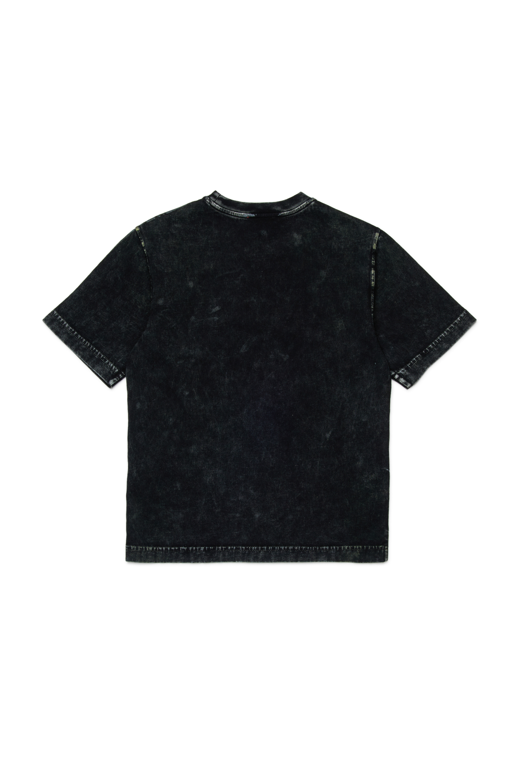 Diesel - TABOXTAR2 OVER, Camiseta con estampado efecto tiza Hombre in Negro - 2