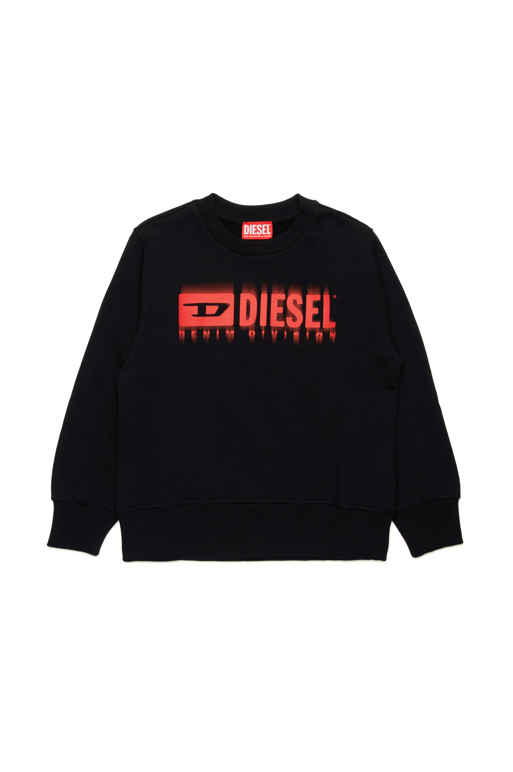 Diesel - SGINNL8 OVER, Sudadera con logotipo manchado Hombre in Multicolor - 1