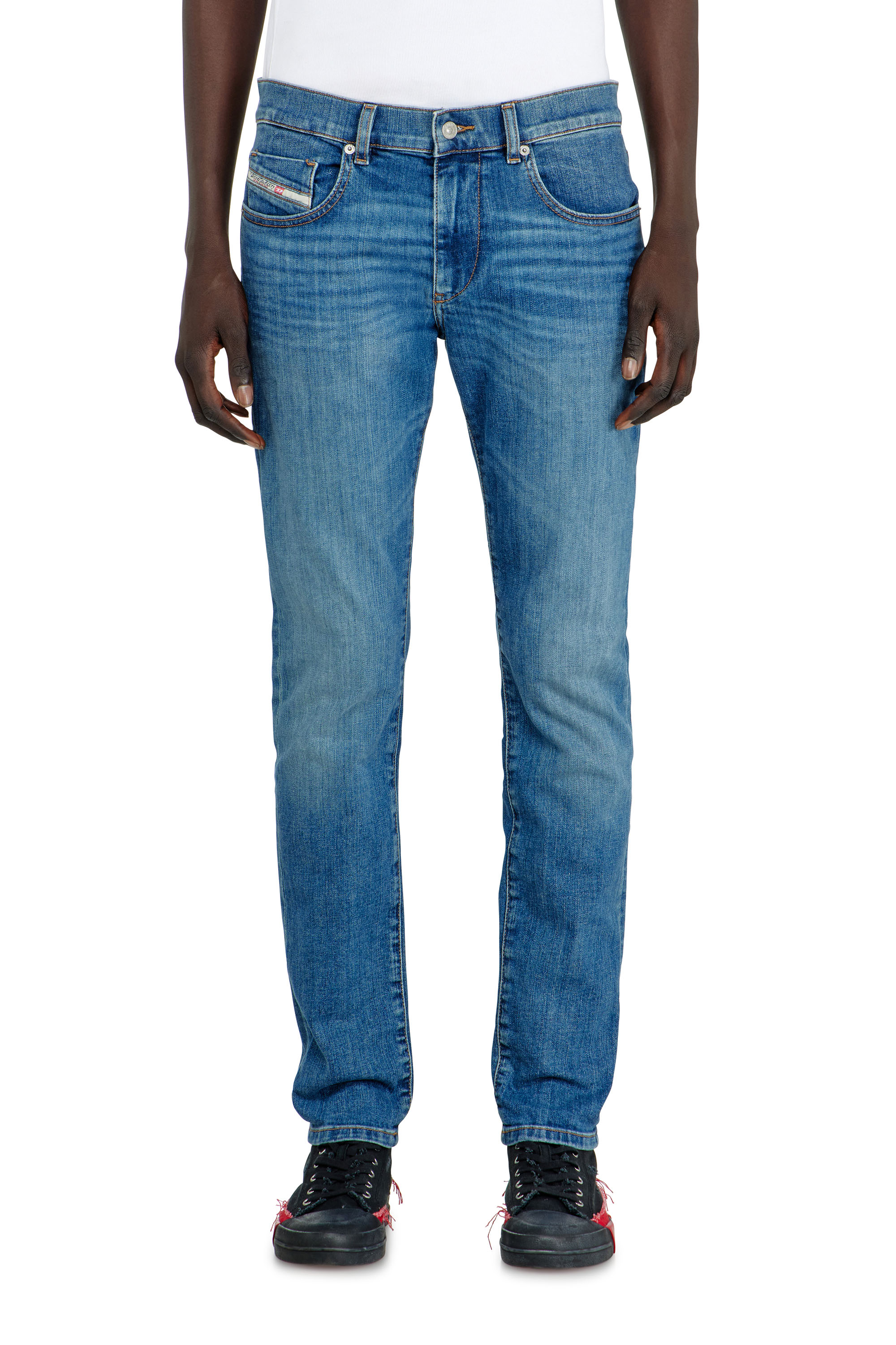 Diesel - Slim Jeans 2019 D-Strukt 0KIAL Hombre, Azul Claro - 4