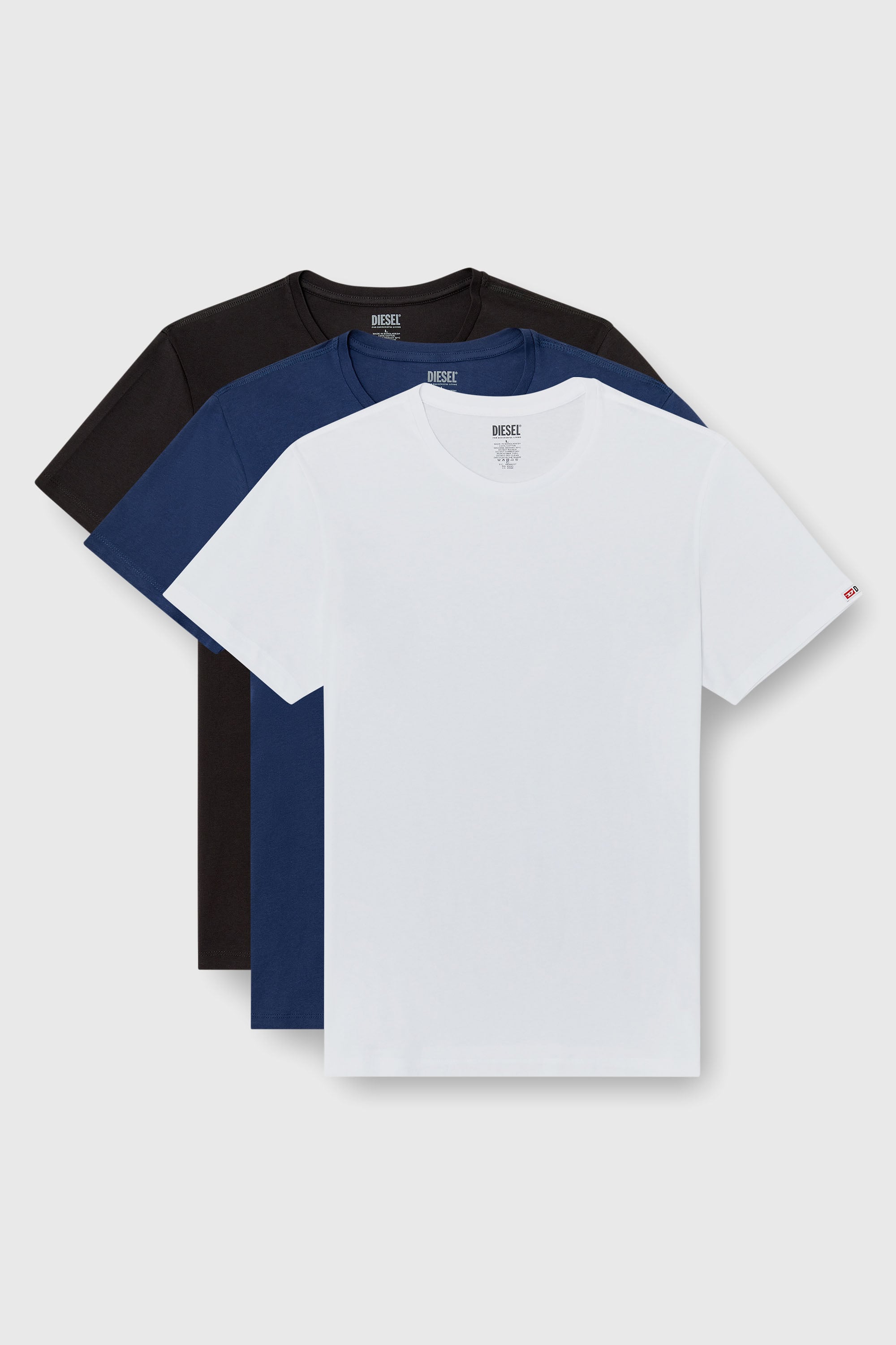 Diesel - RANDAL-D-CORE-3PACK, Pack de 3 camisetas de algod&oacute;n Hombre in Multicolor - 1