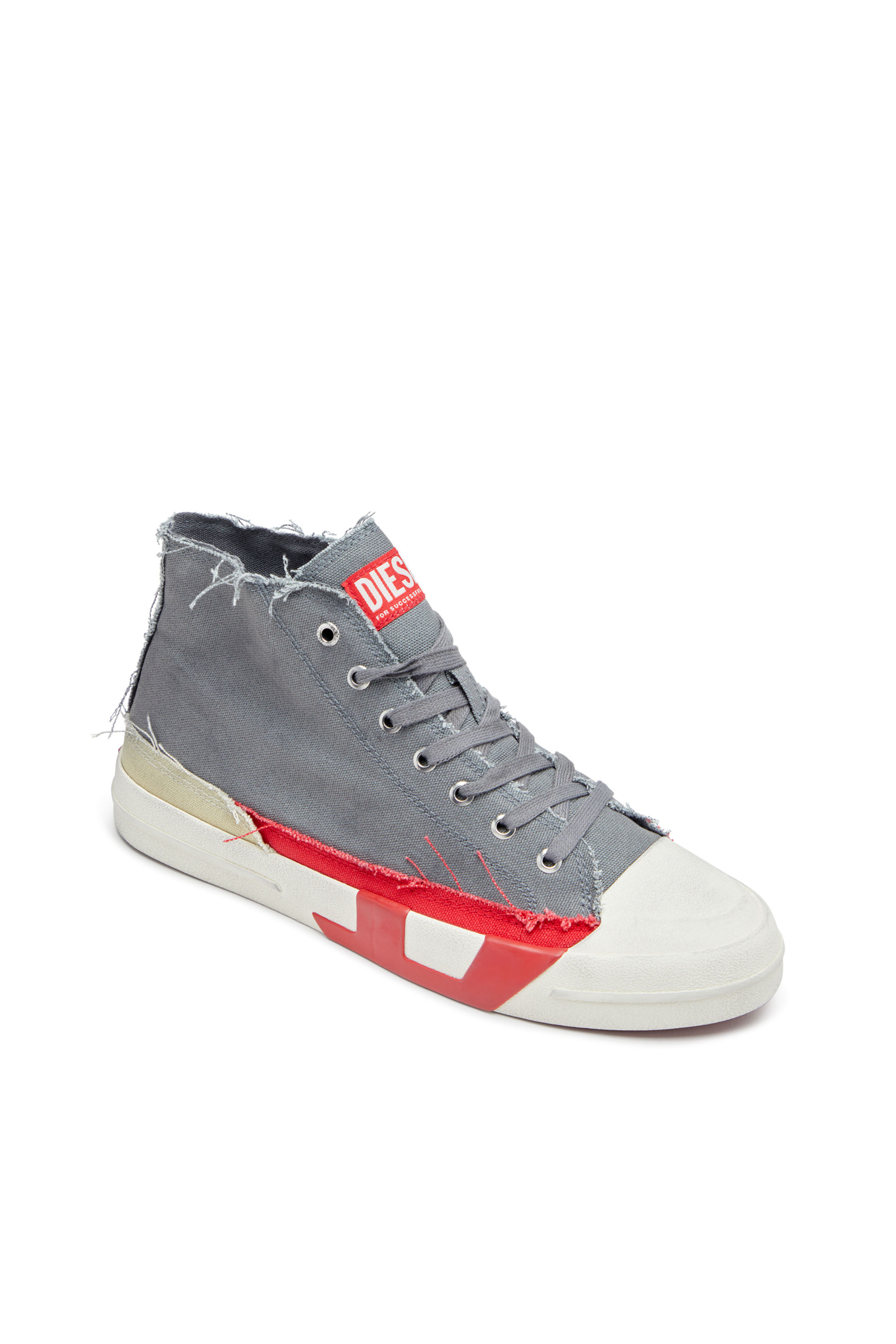 Diesel - S-D-VERSE MID, S-D-Verse-Deportivas altas de lona con efecto desgastado Hombre in Multicolor - 6