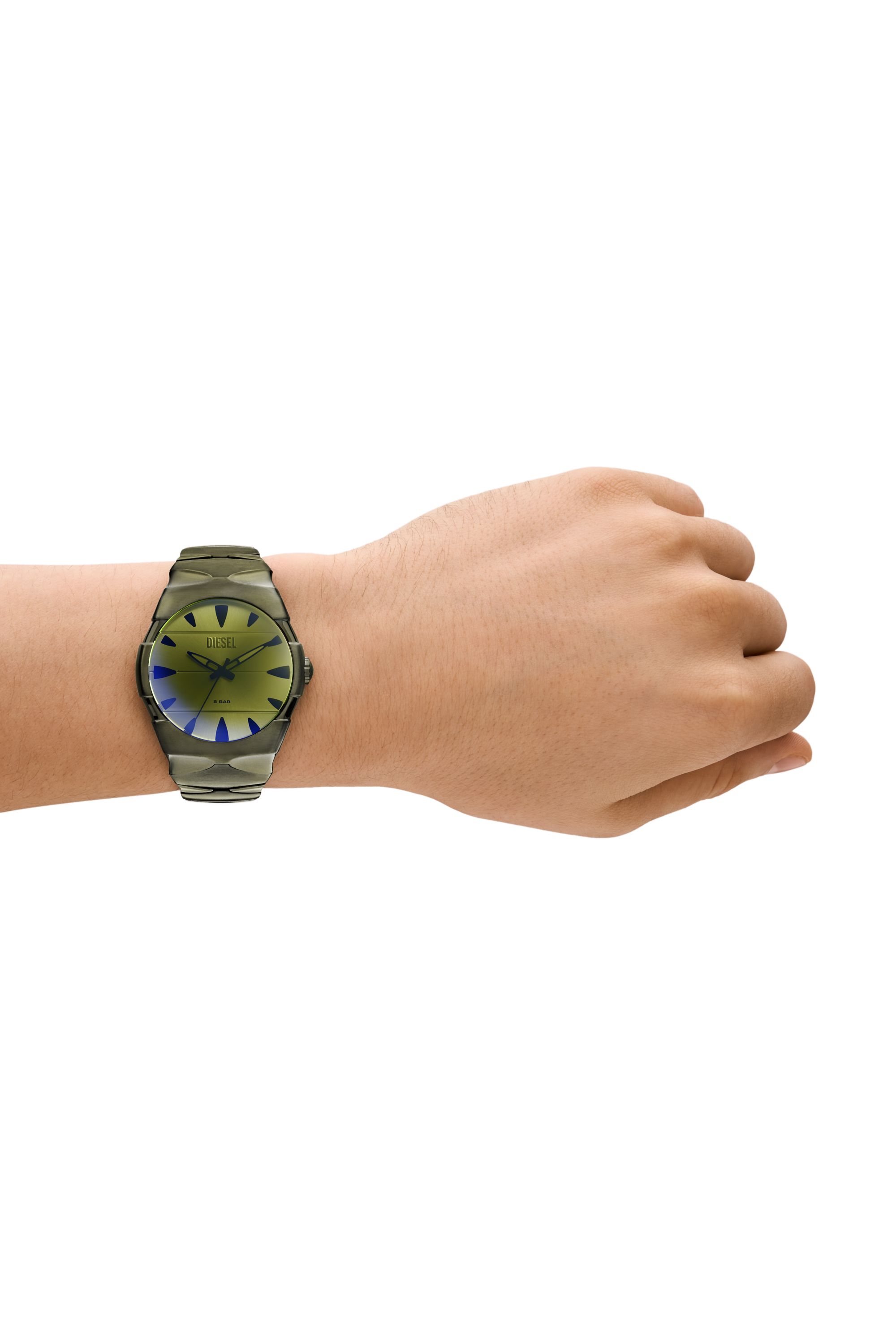 Diesel - DZ2215, Reloj D-Sruptor de acero inoxidable Hombre in Verde - 4