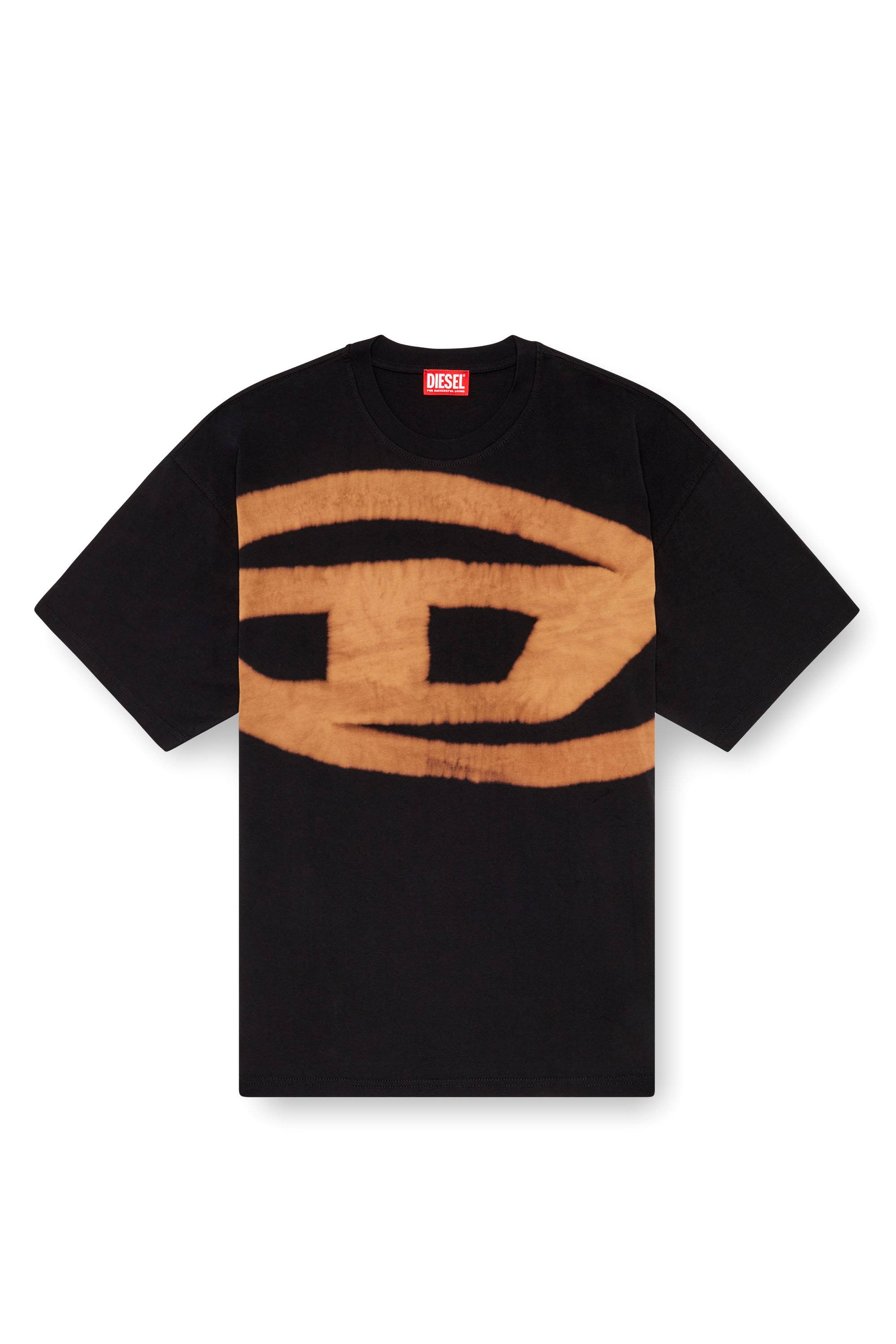 Diesel - T-BOXT-BLEACH, Hombre Camiseta con logotipo Oval D descolorido in Multicolor - Image 3