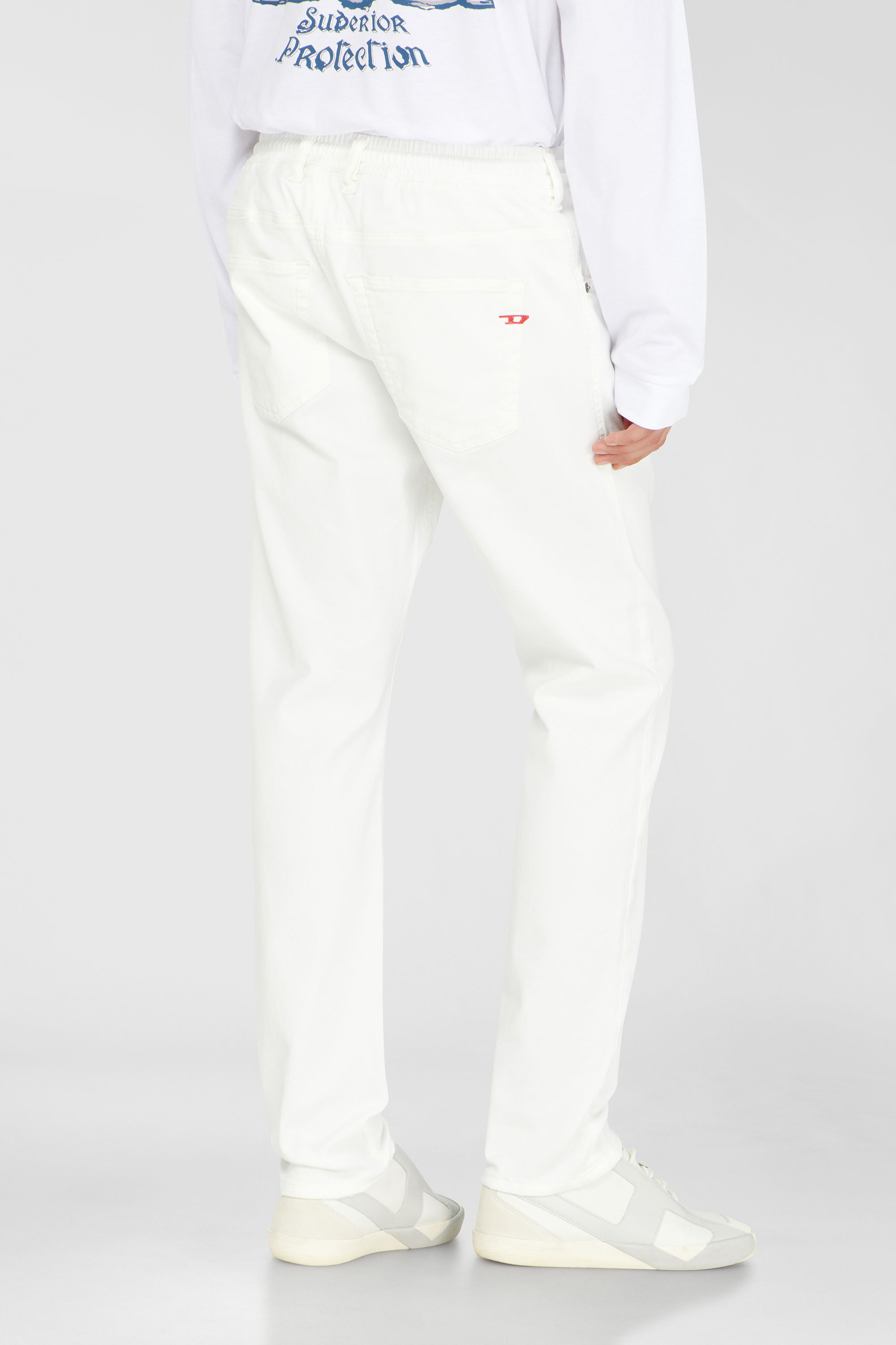 Diesel - Regular 2032 D-Krooley Joggjeans&reg; 068HX Hombre, Blanco - 3