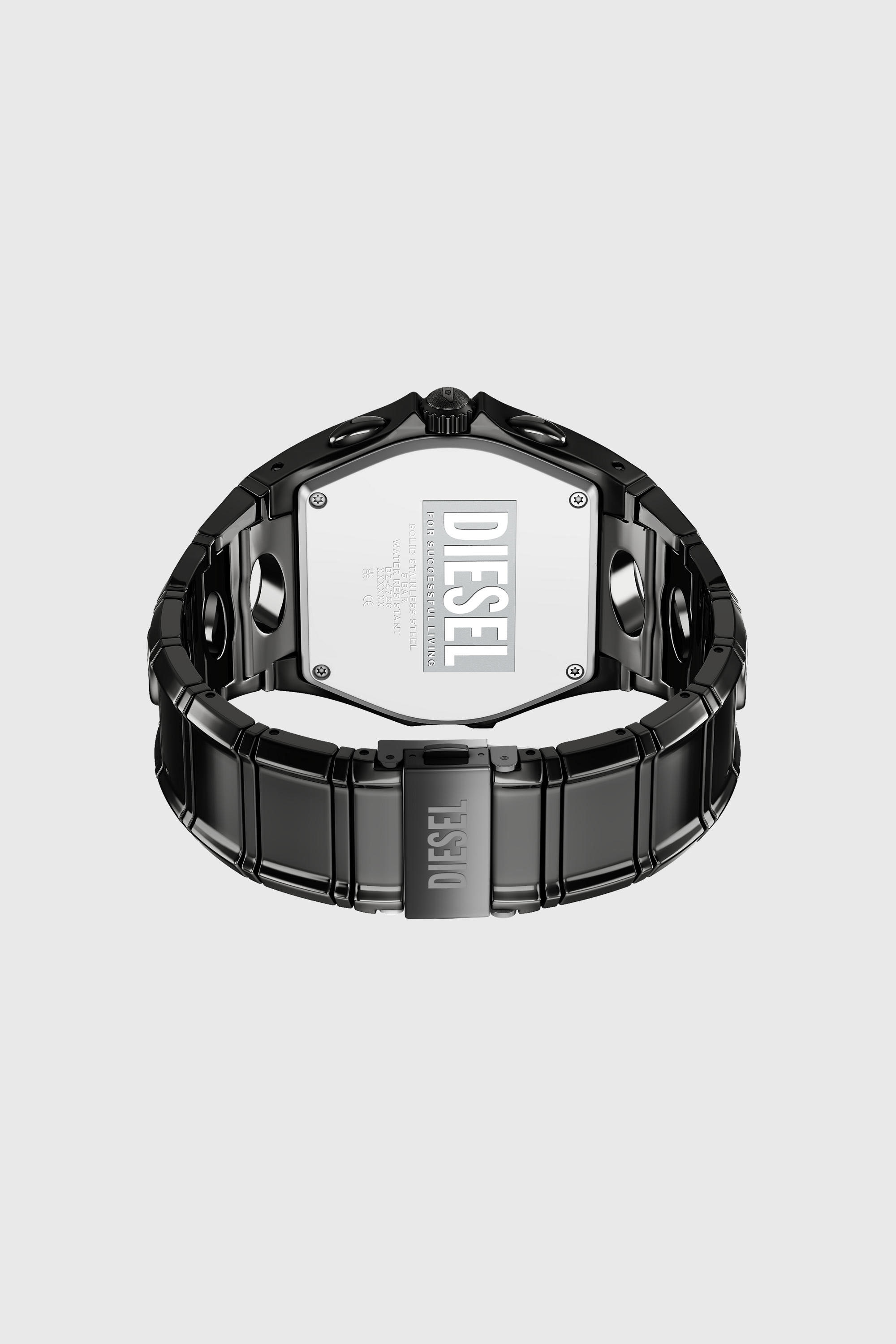 Diesel - DZ4726 WATCH, Reloj D-Curve de acero inoxidable color gunmetal Hombre in Negro - 8