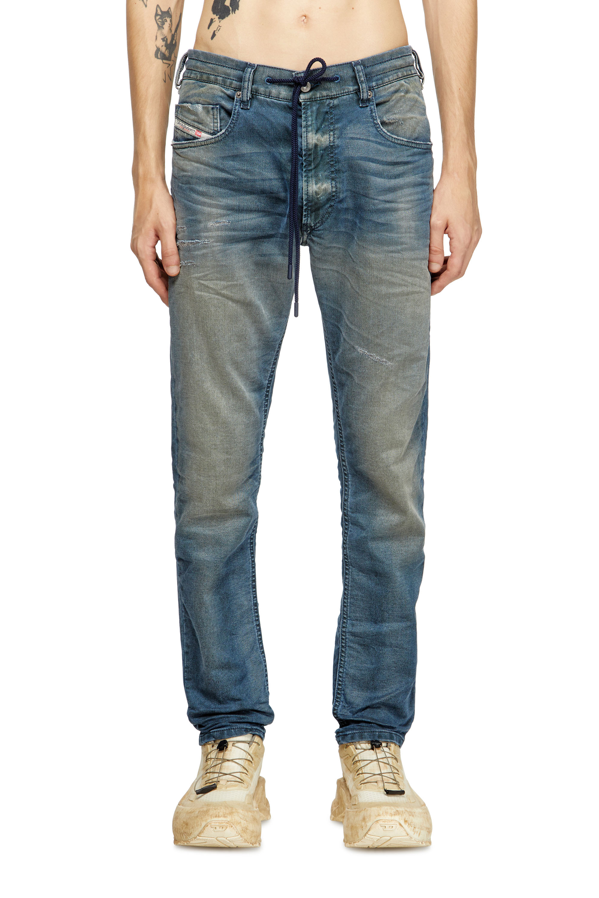 Diesel - Regular 2032 D-Krooley Joggjeans® 068SC Hombre, Azul Oscuro - 1