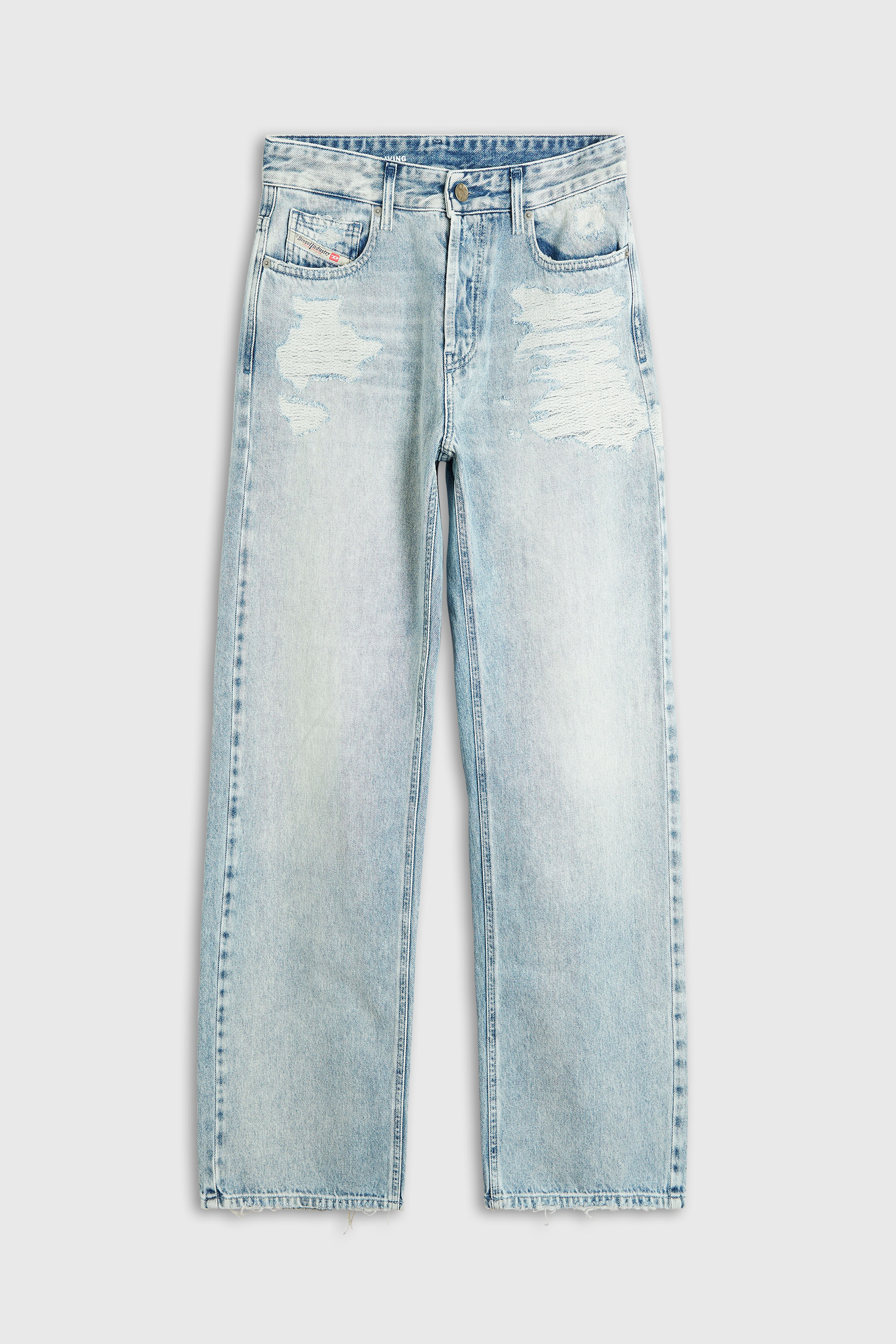 Diesel - Relaxed Jeans 1990 D-Waigee 09R51 Mujer, Azul Claro - 2