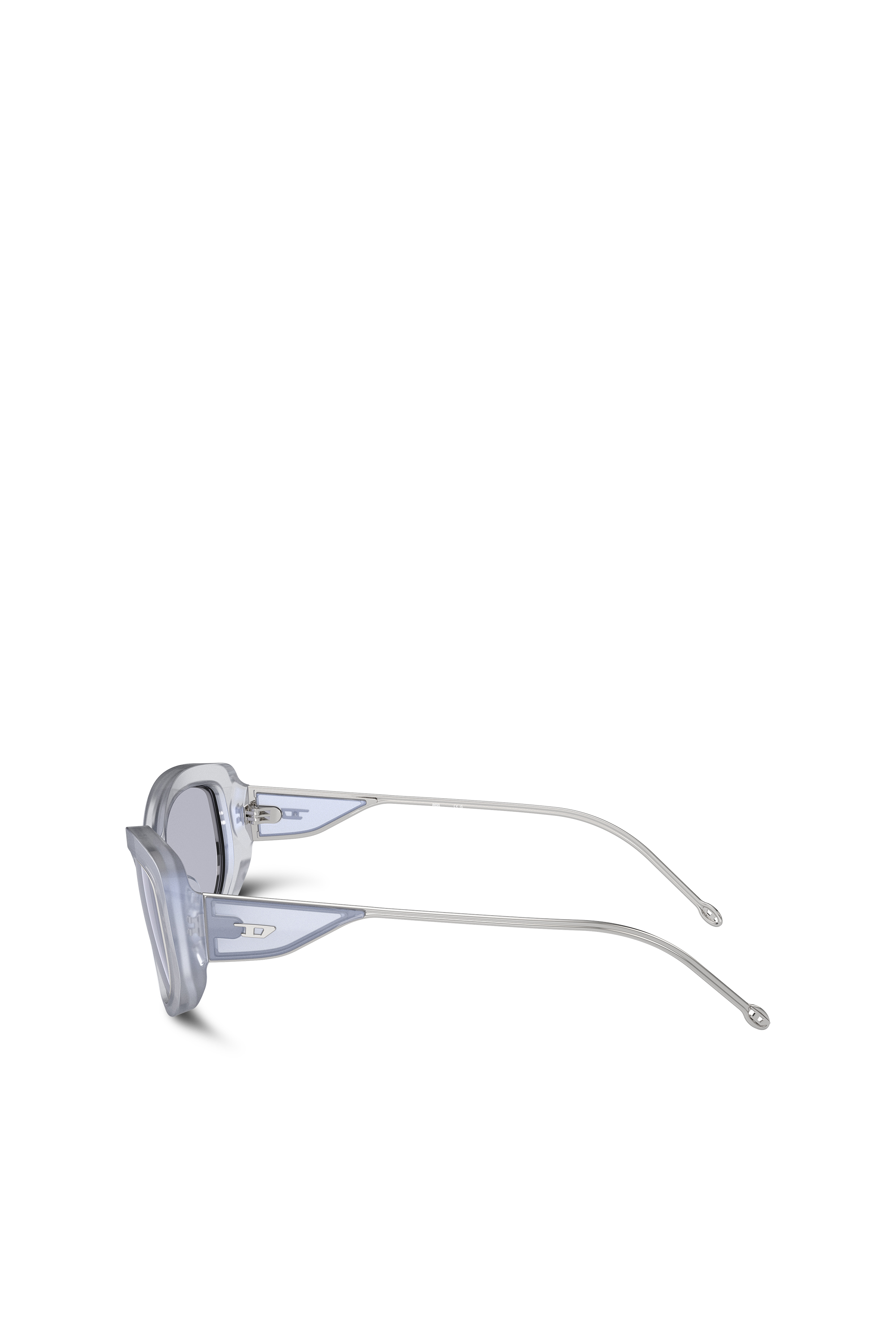Diesel - 0DL2001, Unisex Cat-eye style sunglasses in Grey - Image 2