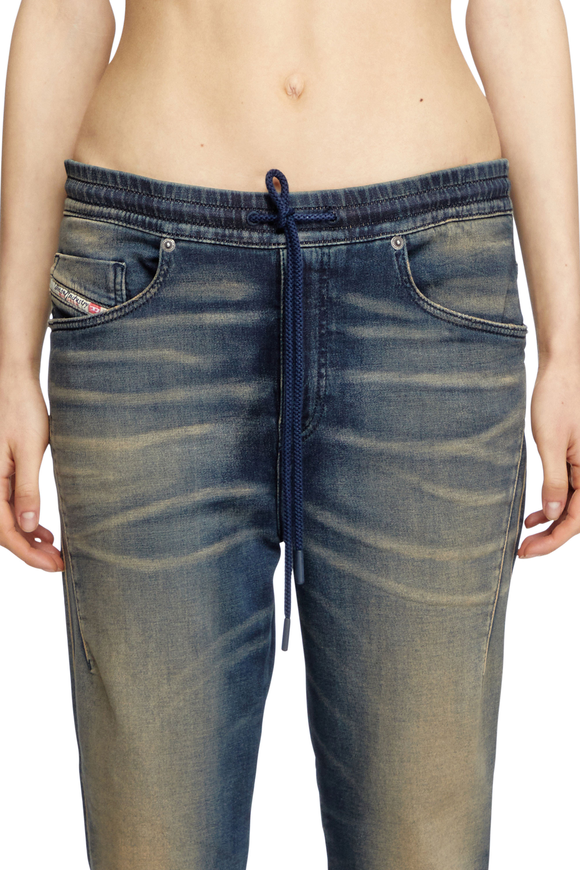 Diesel - Regular 2041 D-Fayza Joggjeans® 068PM Mujer, Azul Oscuro - 5