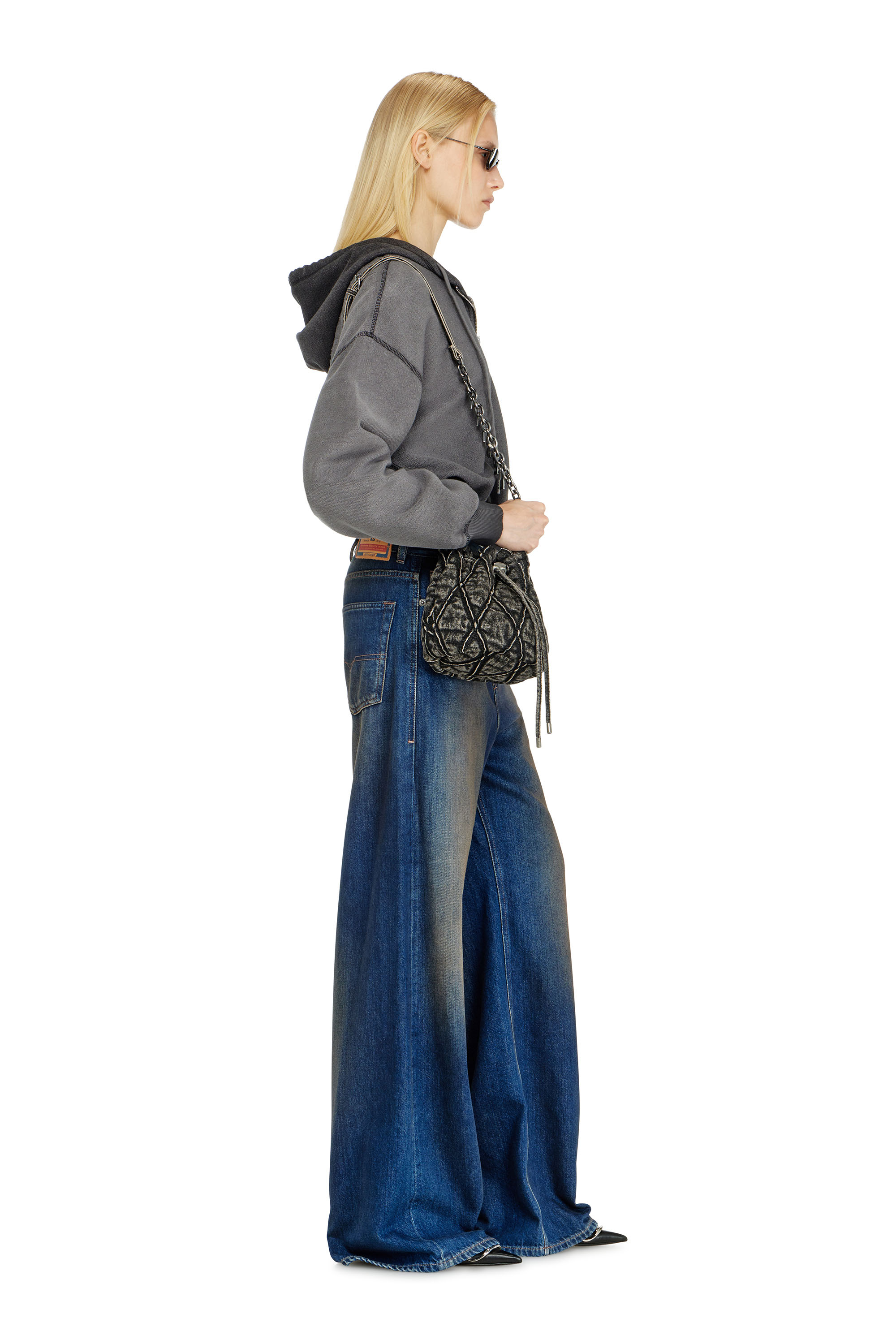 Diesel - Relaxed Jeans 1996 D-Sire 09P47 Mujer, Azul Oscuro - 2