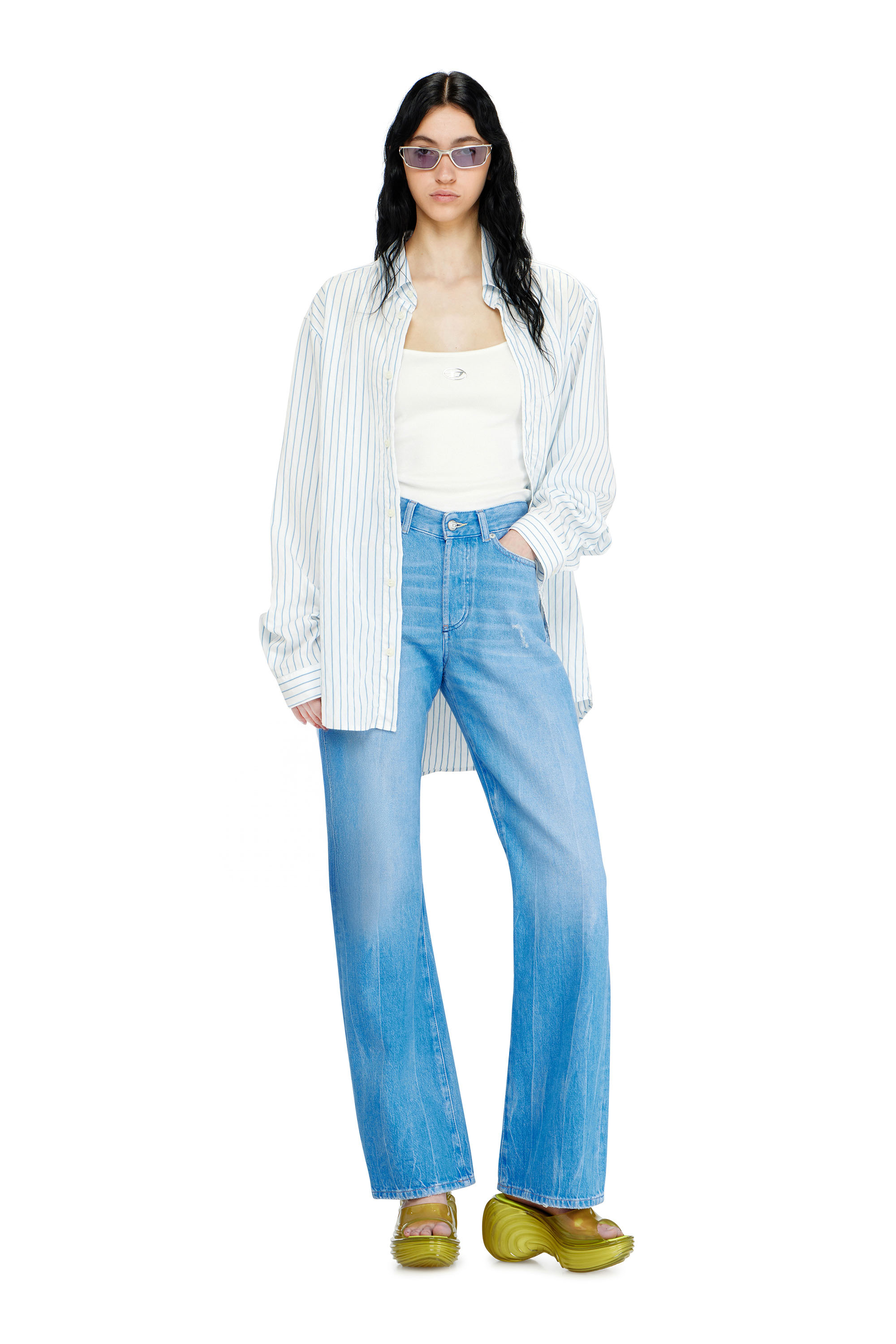 Diesel - MELISSA QUANTUM PLATFORM, Zueco de plataforma en Melflex&reg; Mujer in Amarillo - 7