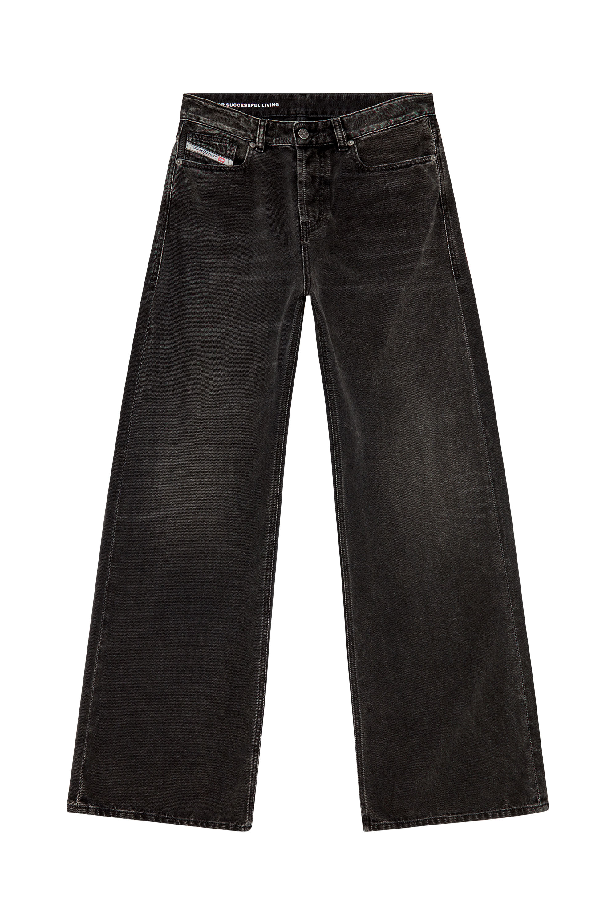 Diesel - Straight Jeans 1996 D-Sire 09J96, Negro/Gris oscuro - Image 3