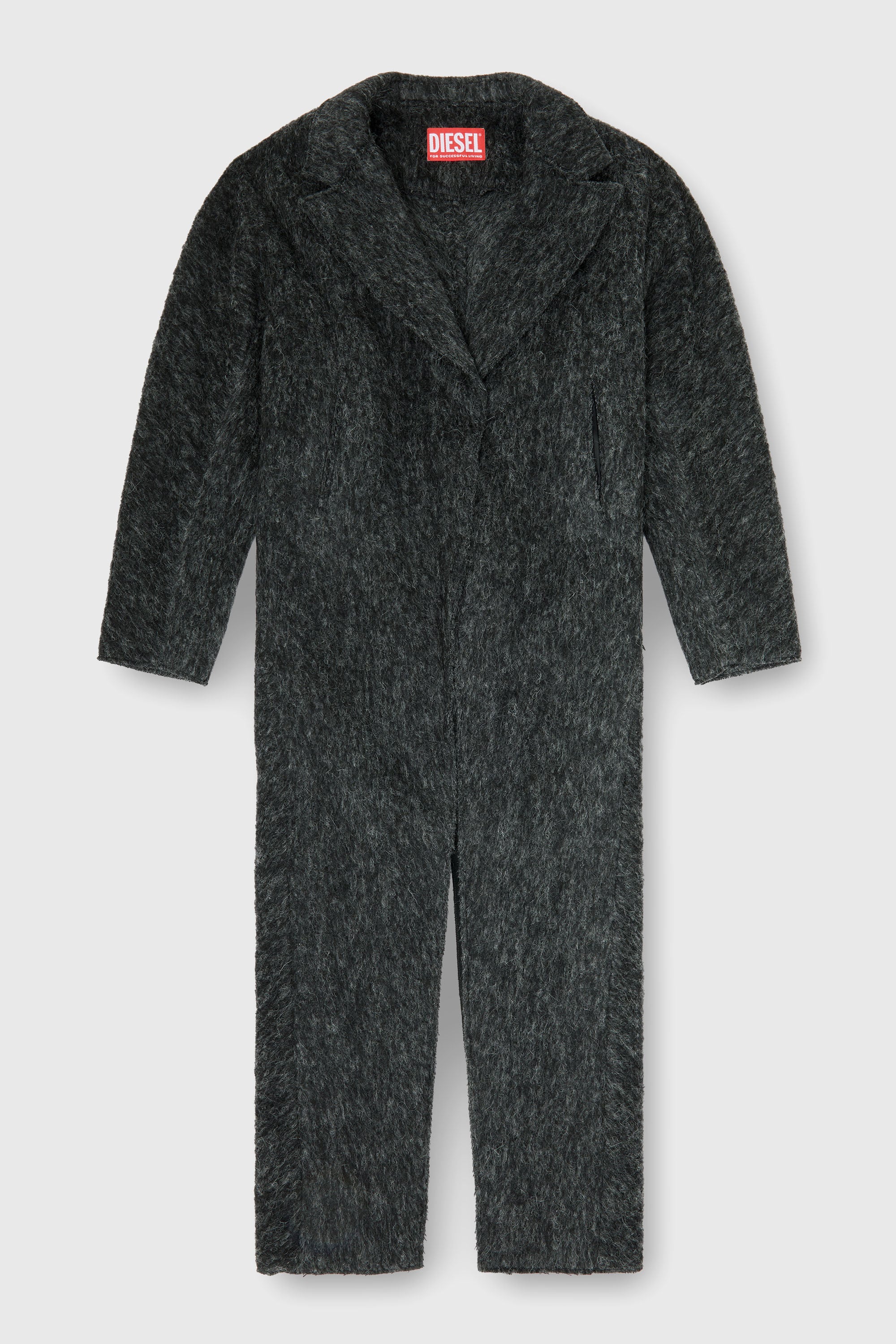 Diesel - W-SAYTA, Abrigo largo de mezcla de lana y alpaca Mujer in ToBeDefined - 2