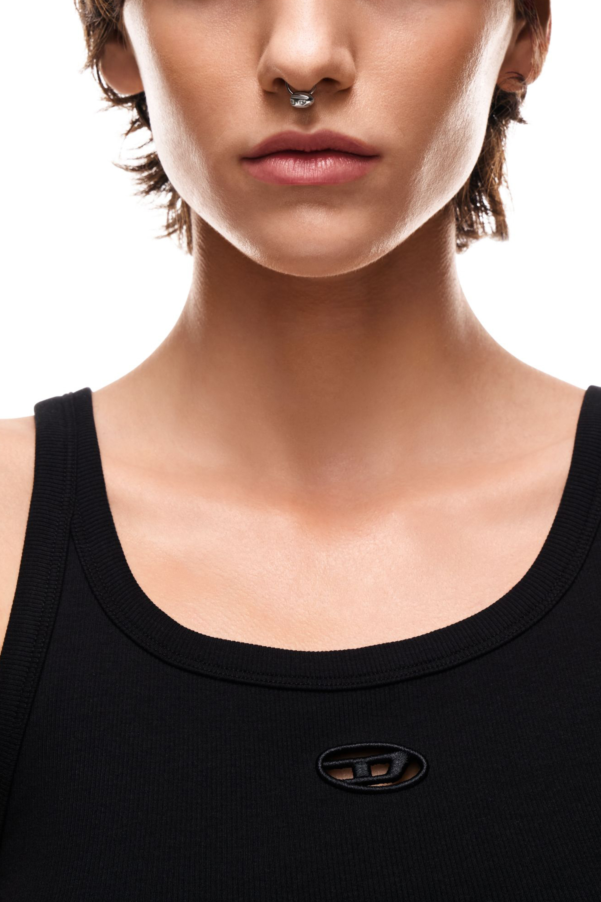 Diesel - DX1701040 JEWELLERY, Joya para septum de acero inoxidable Unisex in Plateado - 4