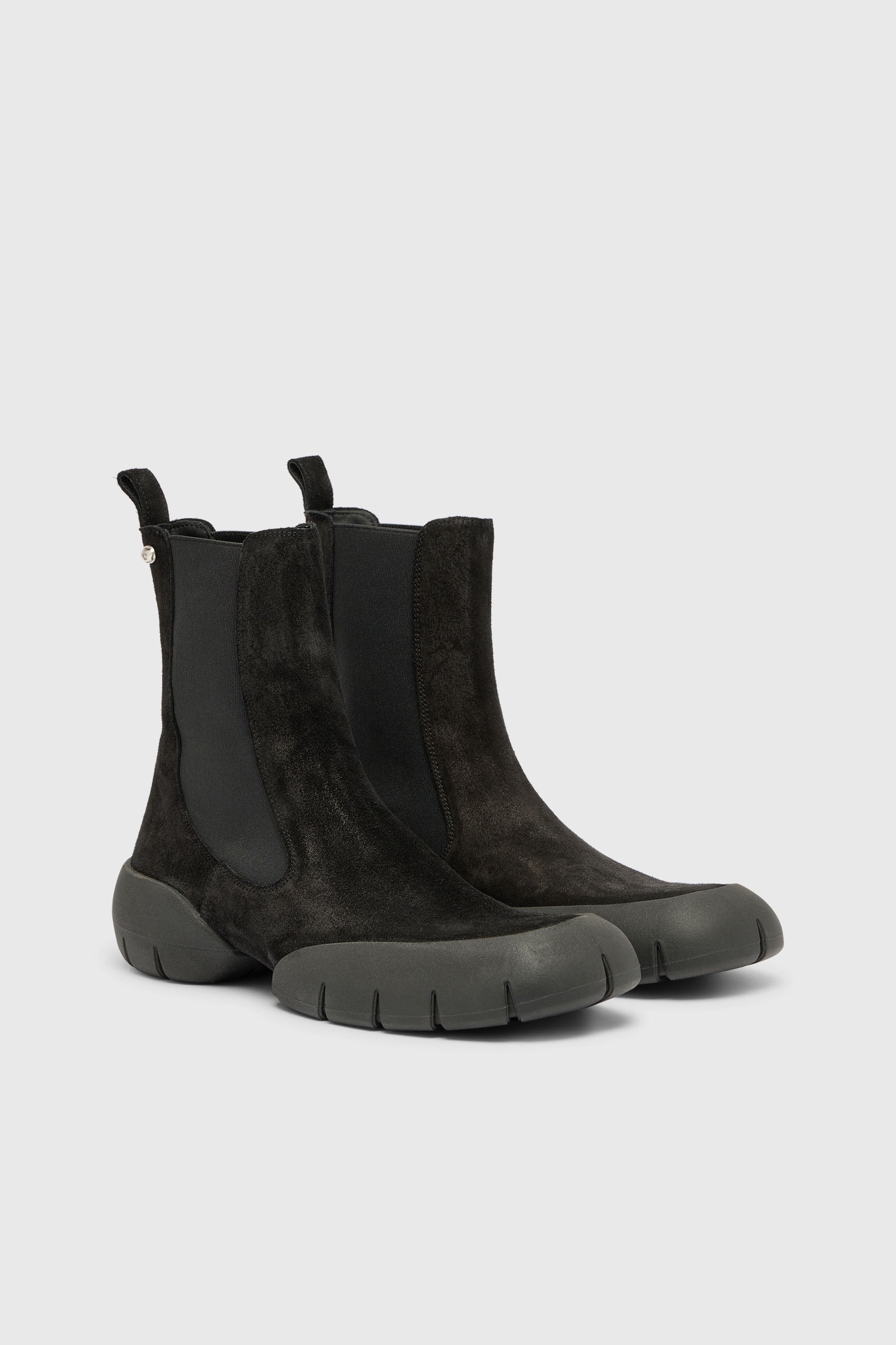 Diesel - D-MATHIEU CH, D-Mathieu - Botas de ante con suela de goma Hombre in Negro - 2