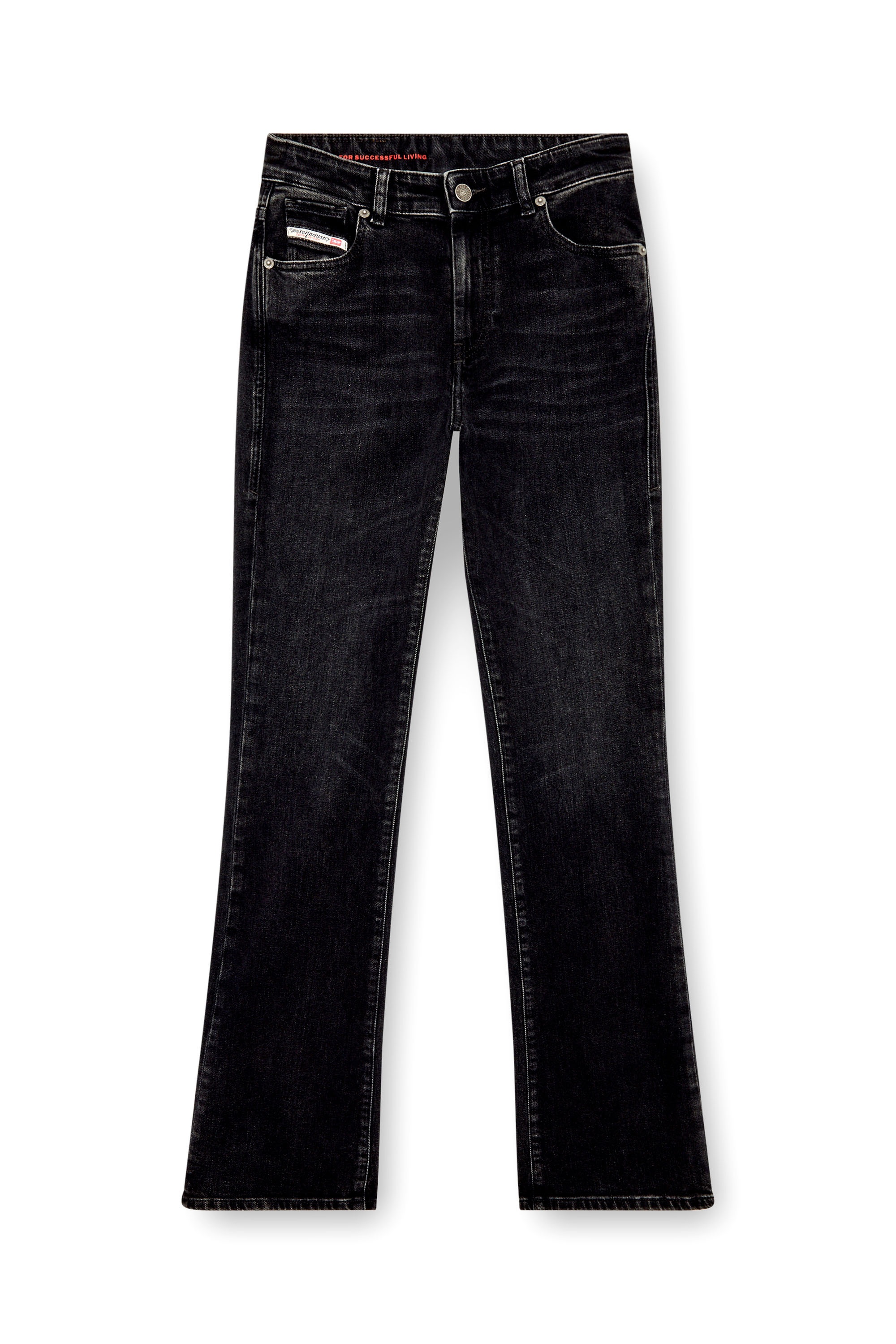 Diesel - Bootcut Jeans 2003 D-Escription 09I30 Mujer, Negro/Gris oscuro - 2