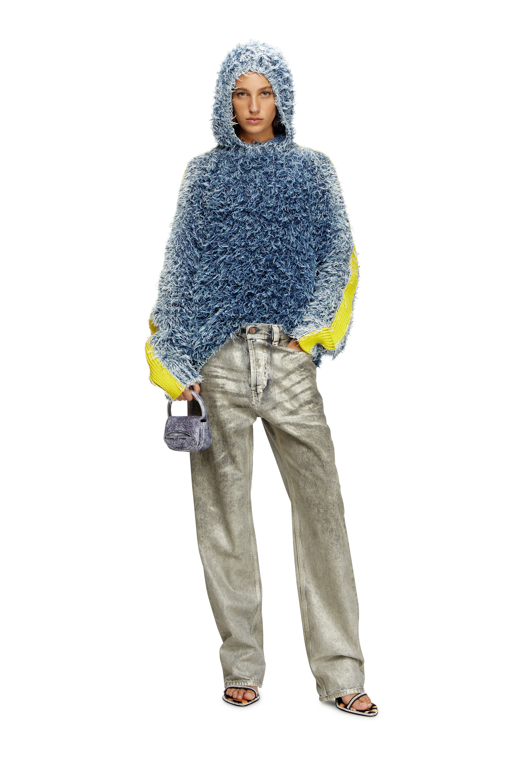 Diesel - Regular Jeans 1988 D-Ark 09L79 Mujer, Gris Claro - 1