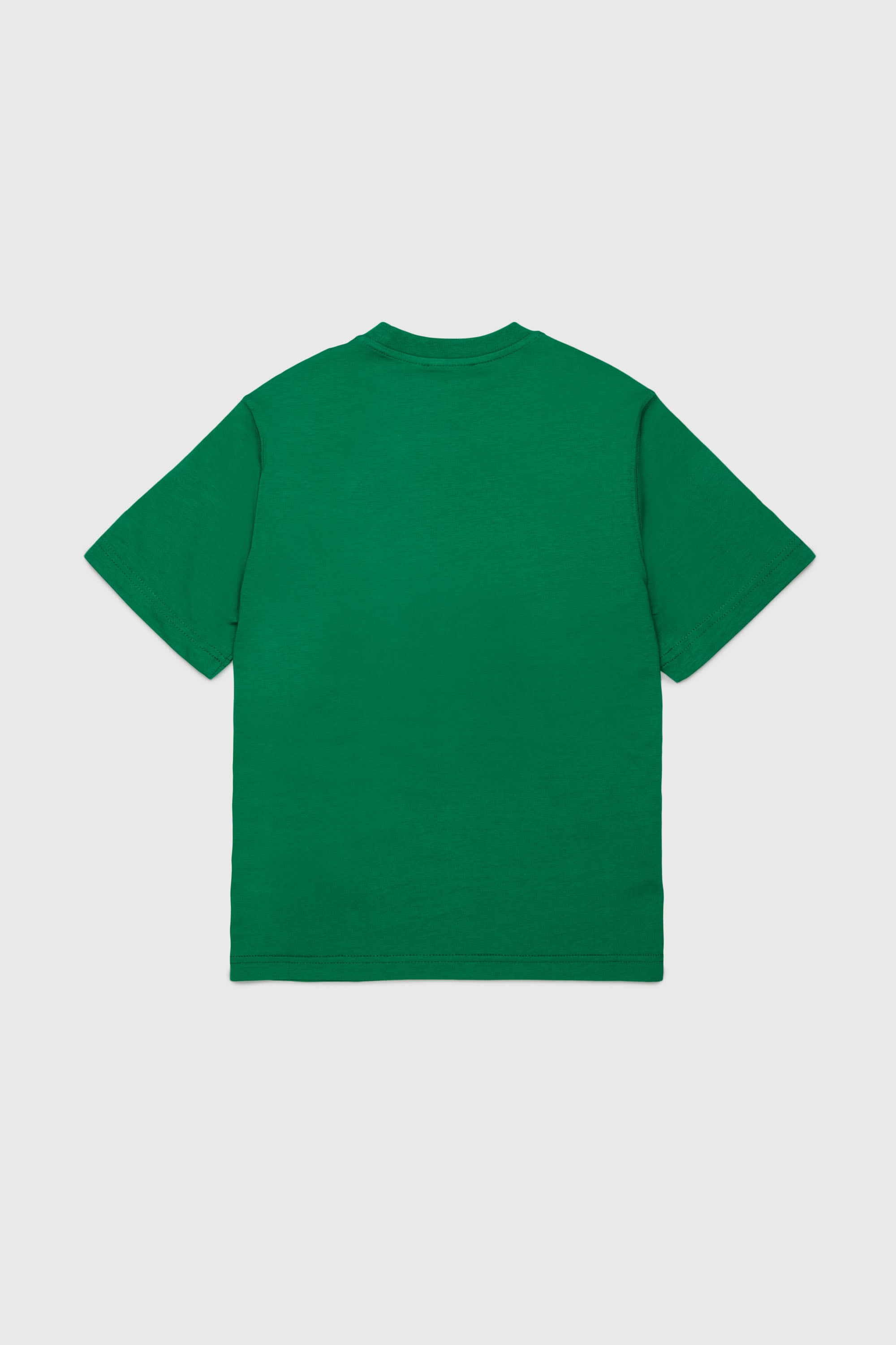 Diesel - TCIRCLE OVER, Man's Cotton T-shirt with Diesel print in Green - 2
