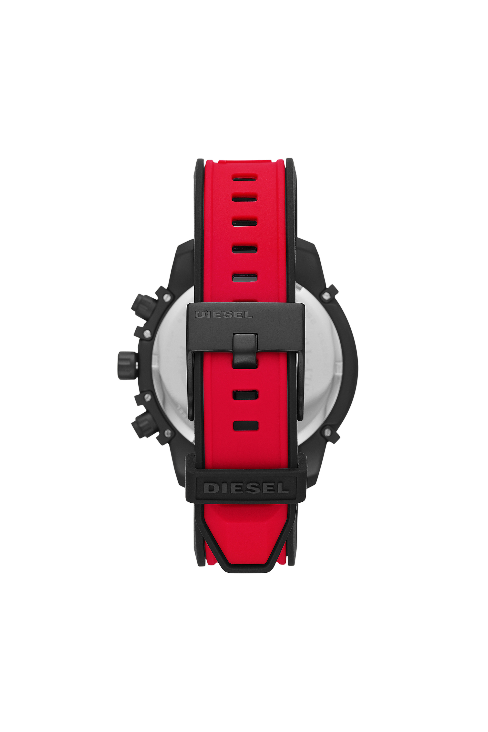 Diesel - DZ4530, Reloj Griffed cron&oacute;grafo en silicona roja Hombre in Rojo - 2
