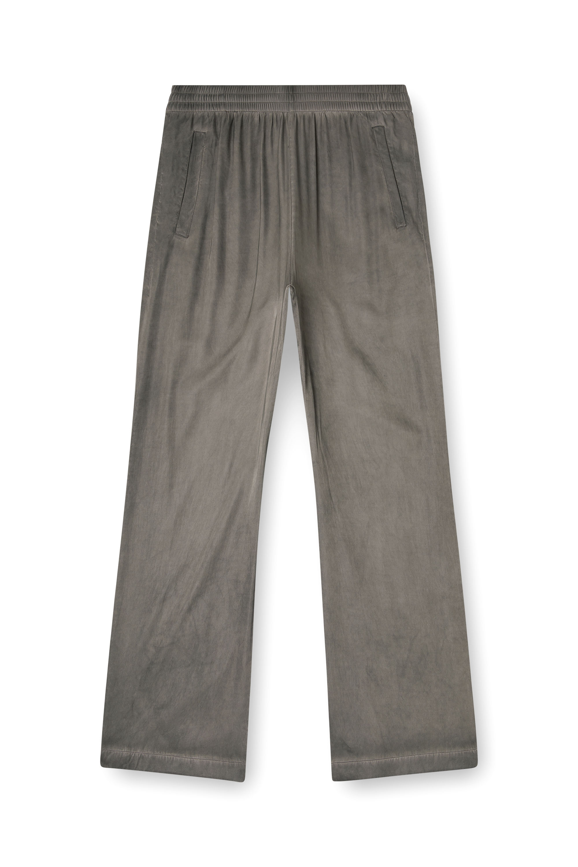 Diesel - P-THECK-ALBG, Pantalones deportivos en viscosa fluida tratada Hombre in Gris - 3