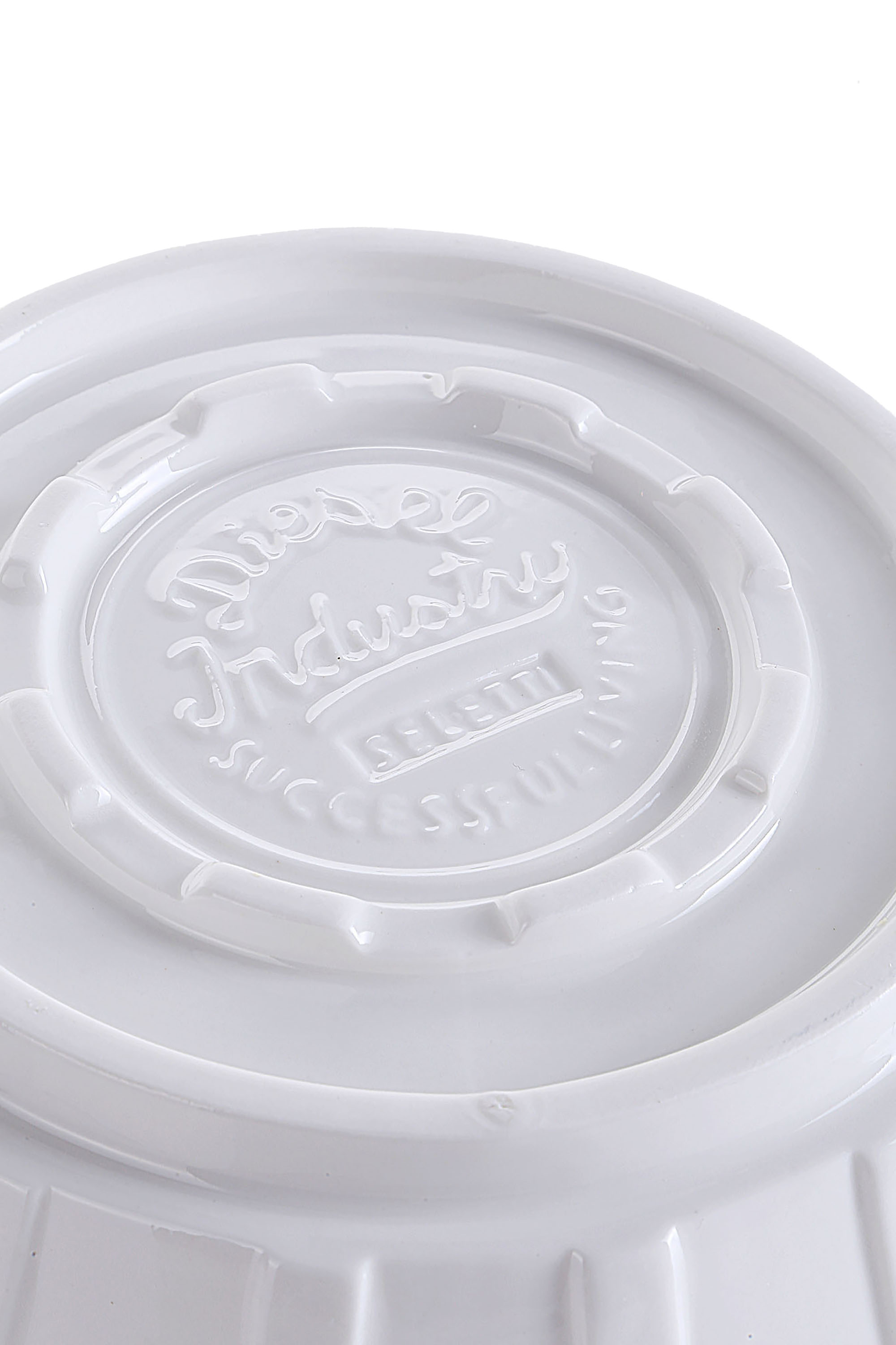 Diesel - 10979 MACHINE COLLEC, Ensaladera de porcelana, 22 cm de diámetro Unisex in Blanco - 3