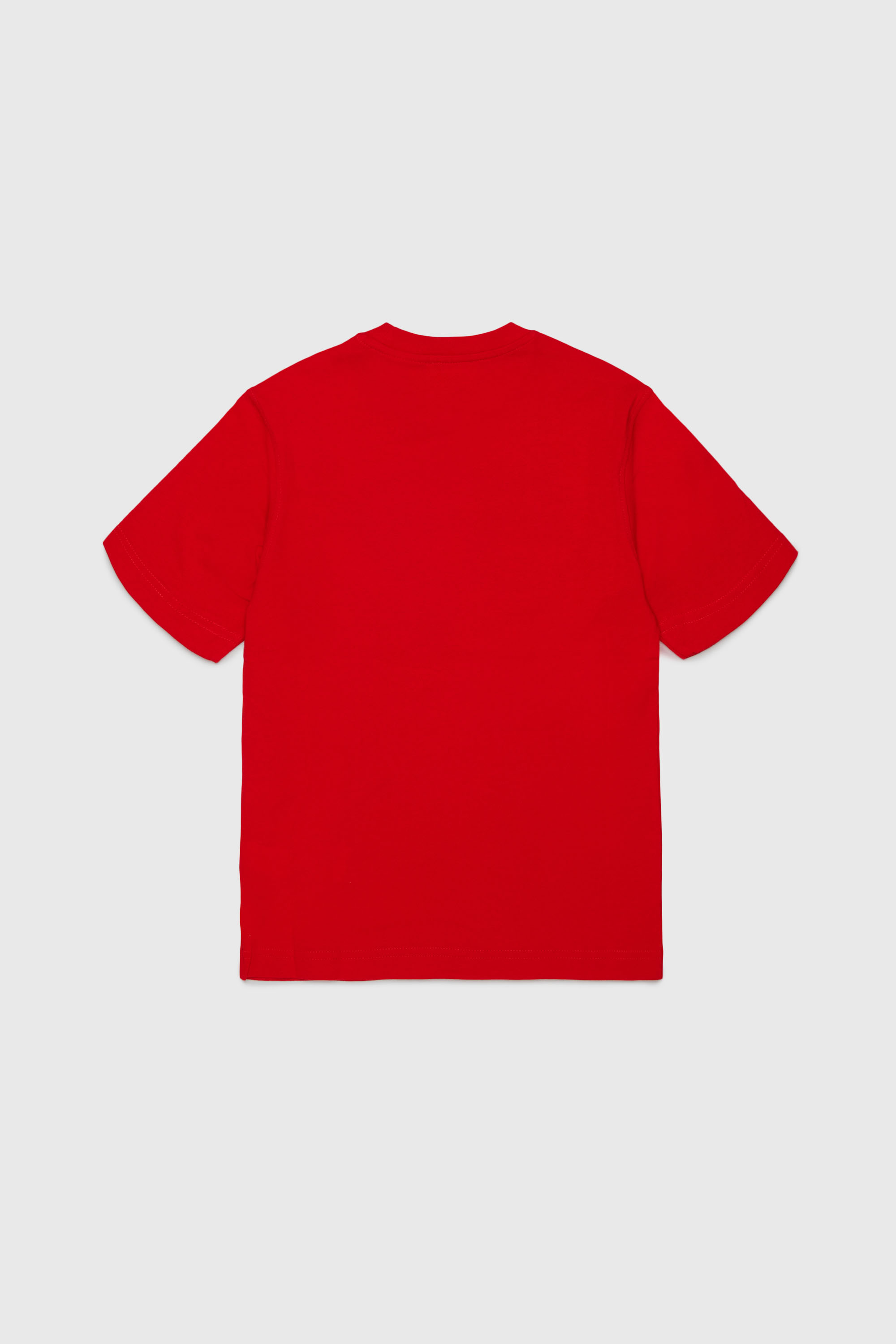 Diesel - TVEL OVER, Man's T-shirt with two-tone Oval D print in Red - 2