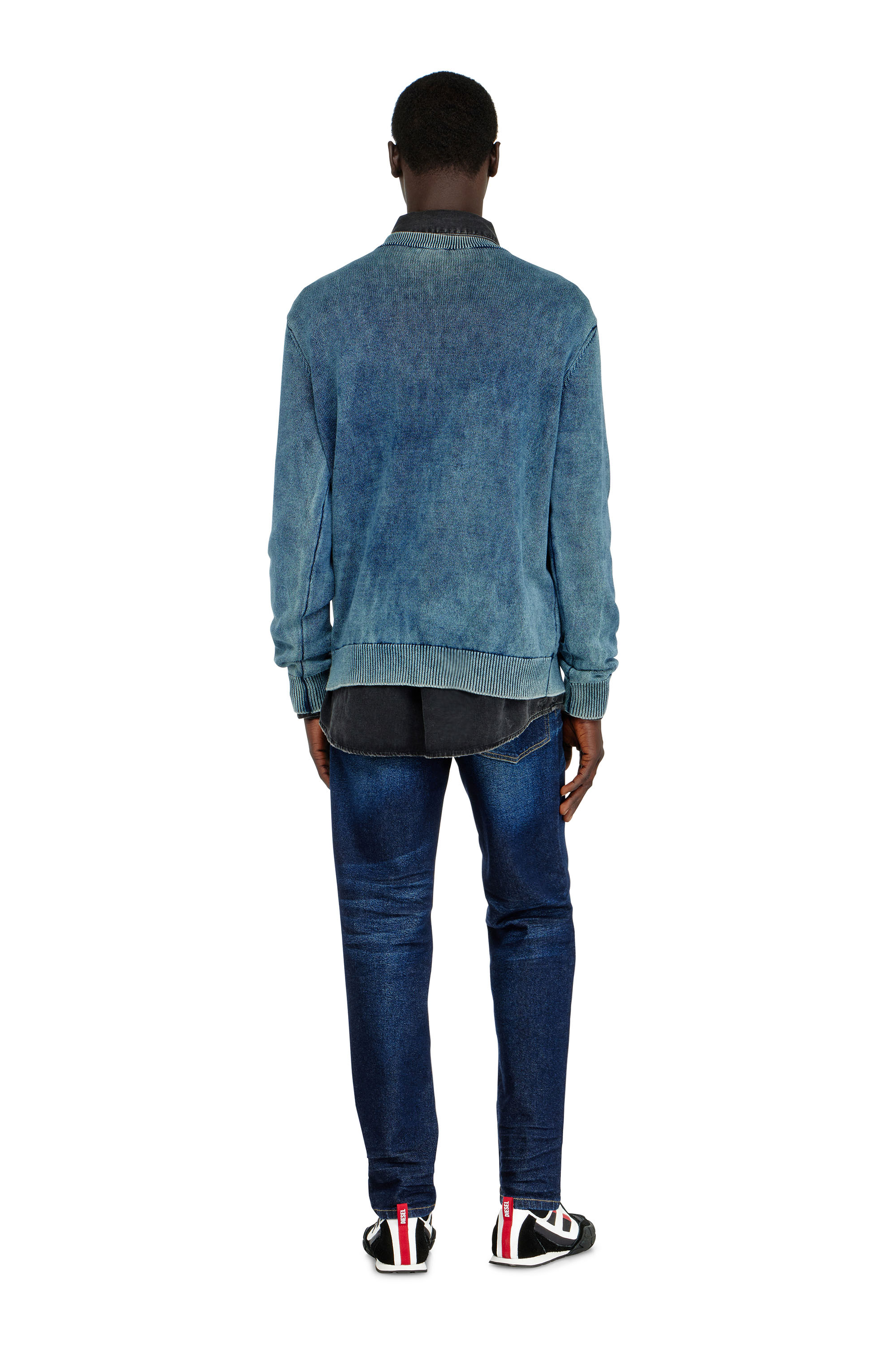 Diesel - Regular Jeans 2023 D-Finitive 0KBBV Hombre, Azul Oscuro - 4