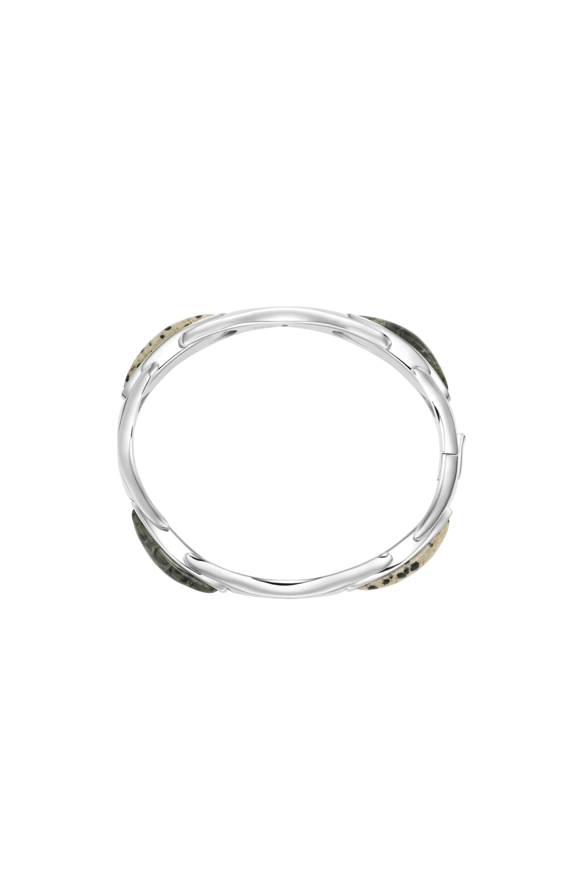 Diesel - DX167840 JEWELLERY, Unisex's Stainless Steel Bangle Bracelet in Silver - 1