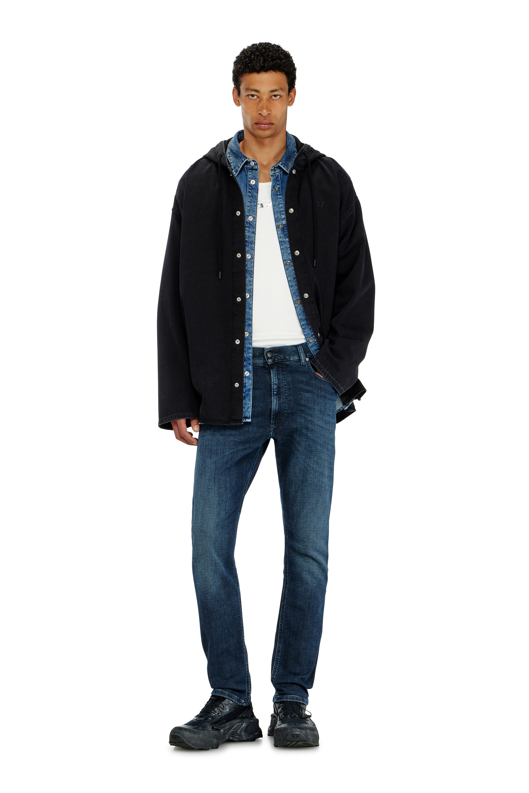 Diesel - Regular 2032 D-Krooley-BW Joggjeans&reg; 09P94 Hombre, Azul Oscuro - 2