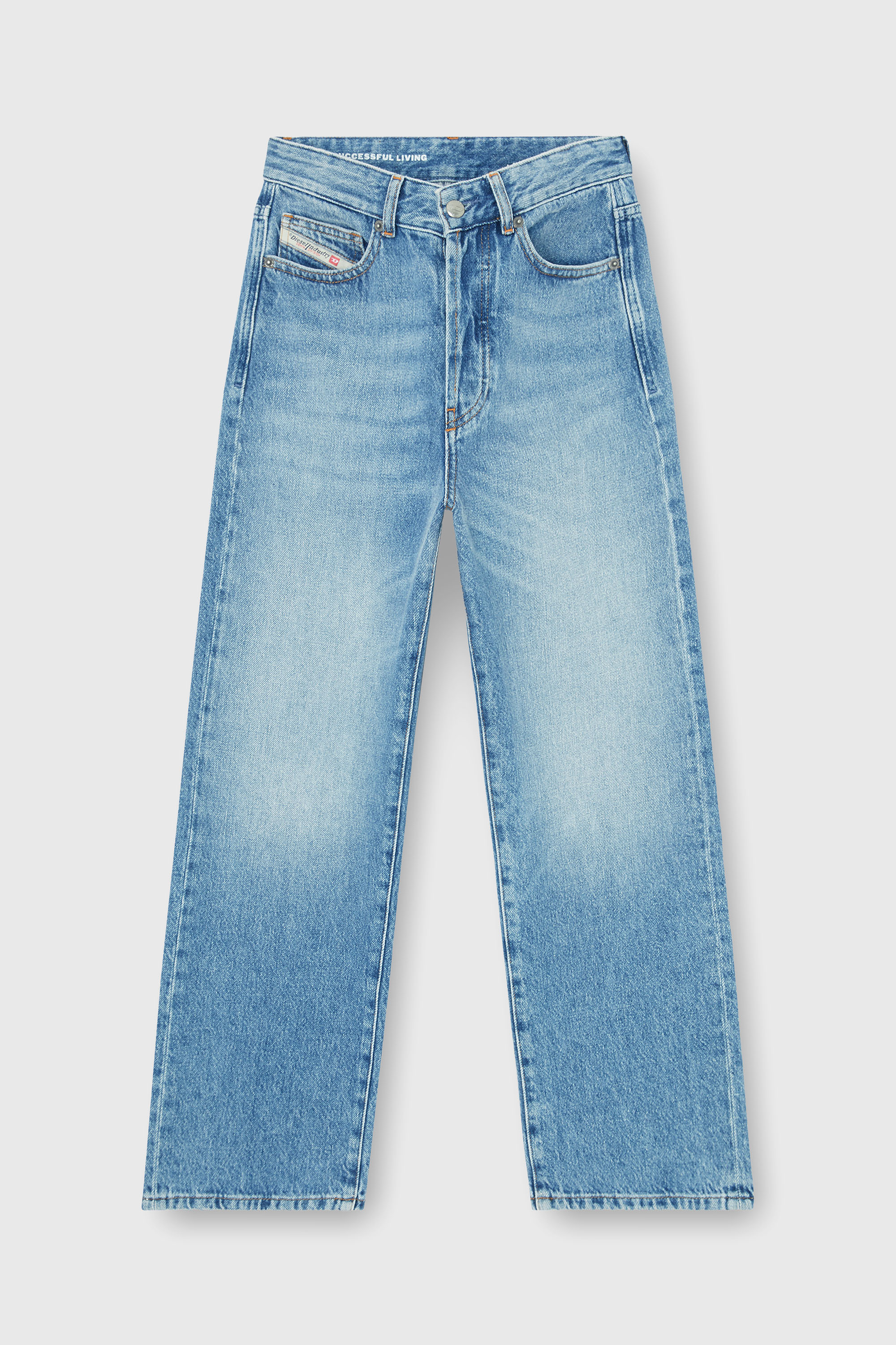 Diesel - Regular Jeans 1981 D-Went 09Q07 Mujer, Azul Claro - 6
