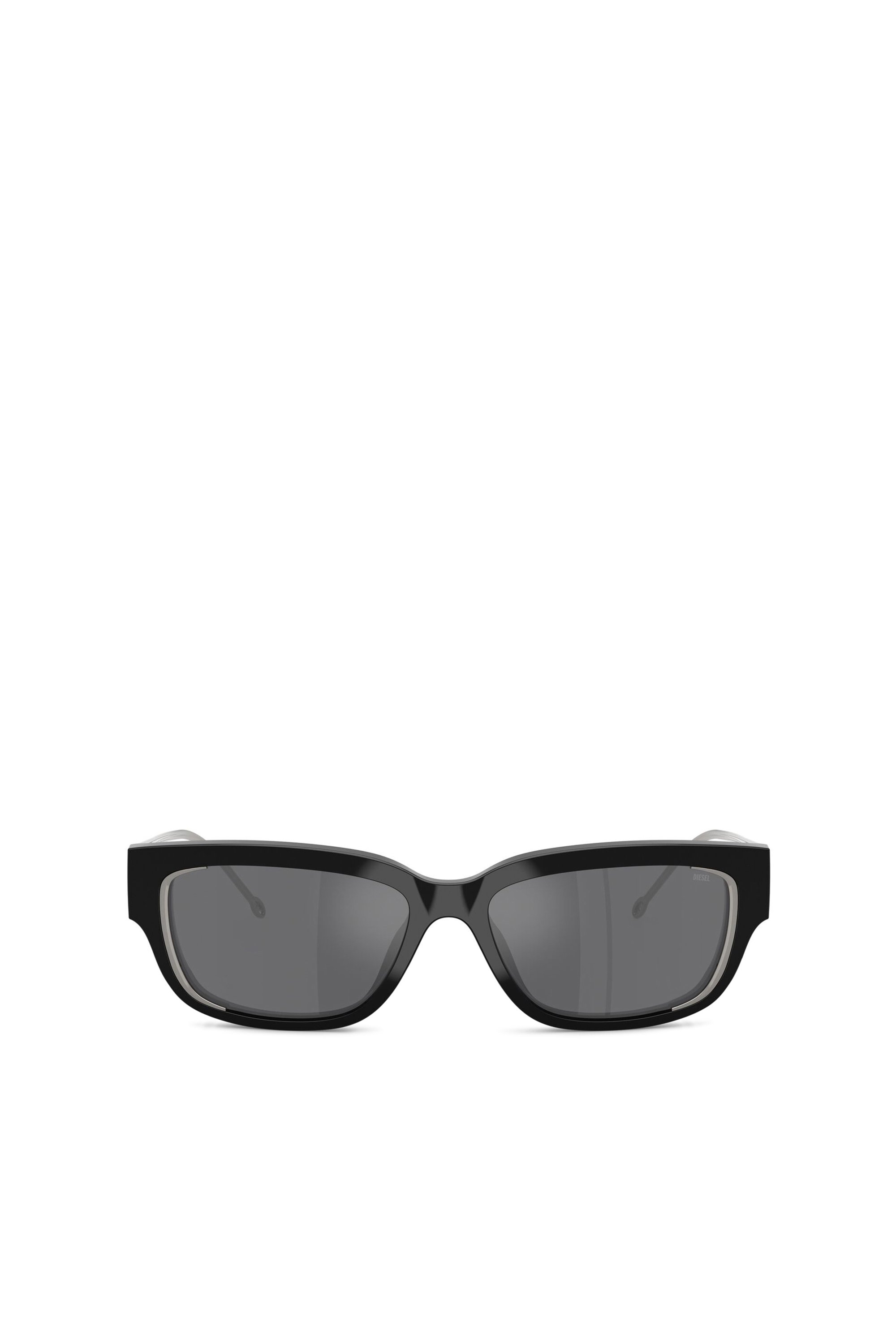 Diesel - 0DL2002 SIZE 56, Unisex's Rectangle sunglasses in Grey - 1