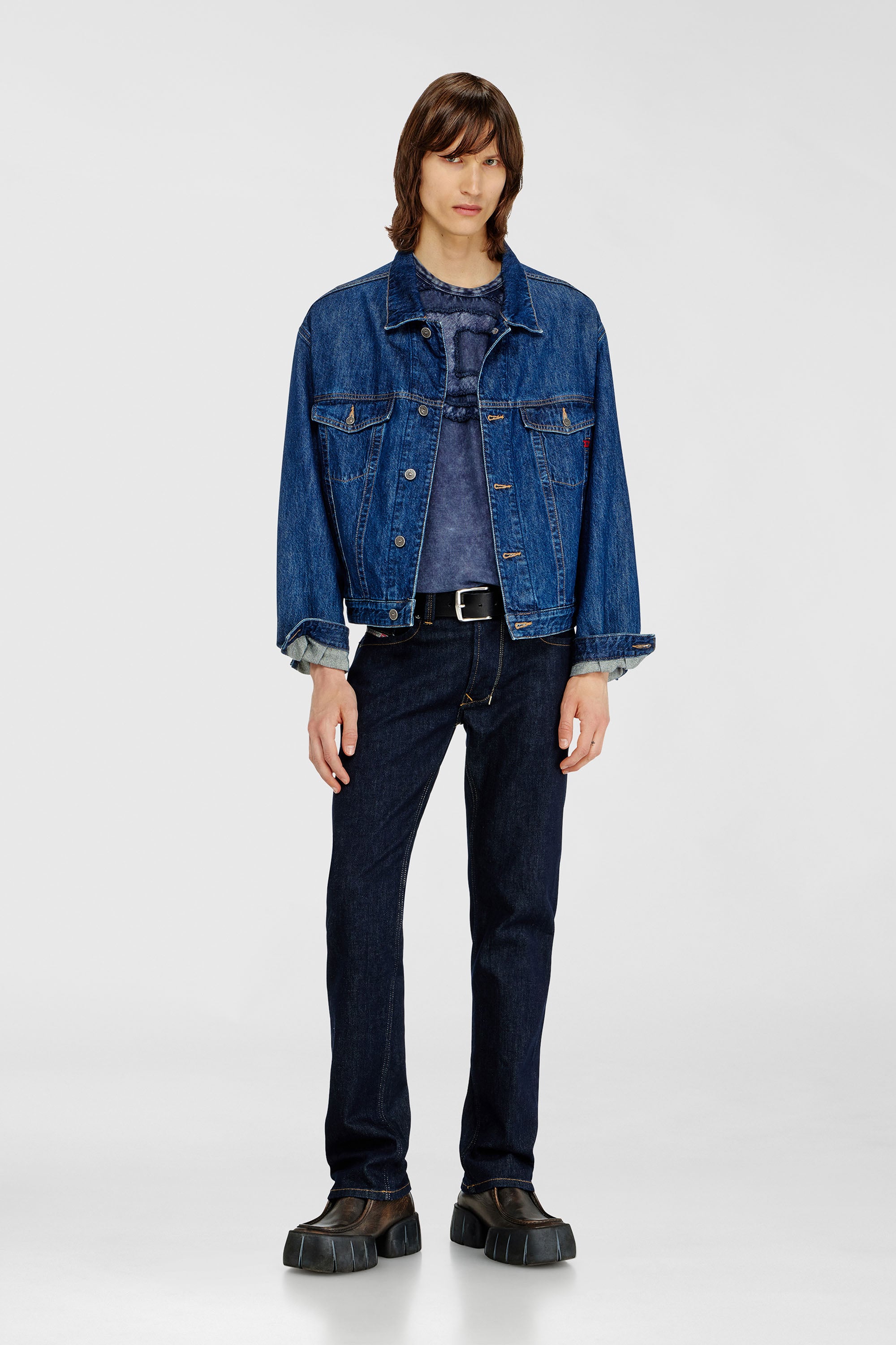 Diesel - Regular Jeans 1985 Larkee 0DBEJ Hombre, Azul Oscuro - 2
