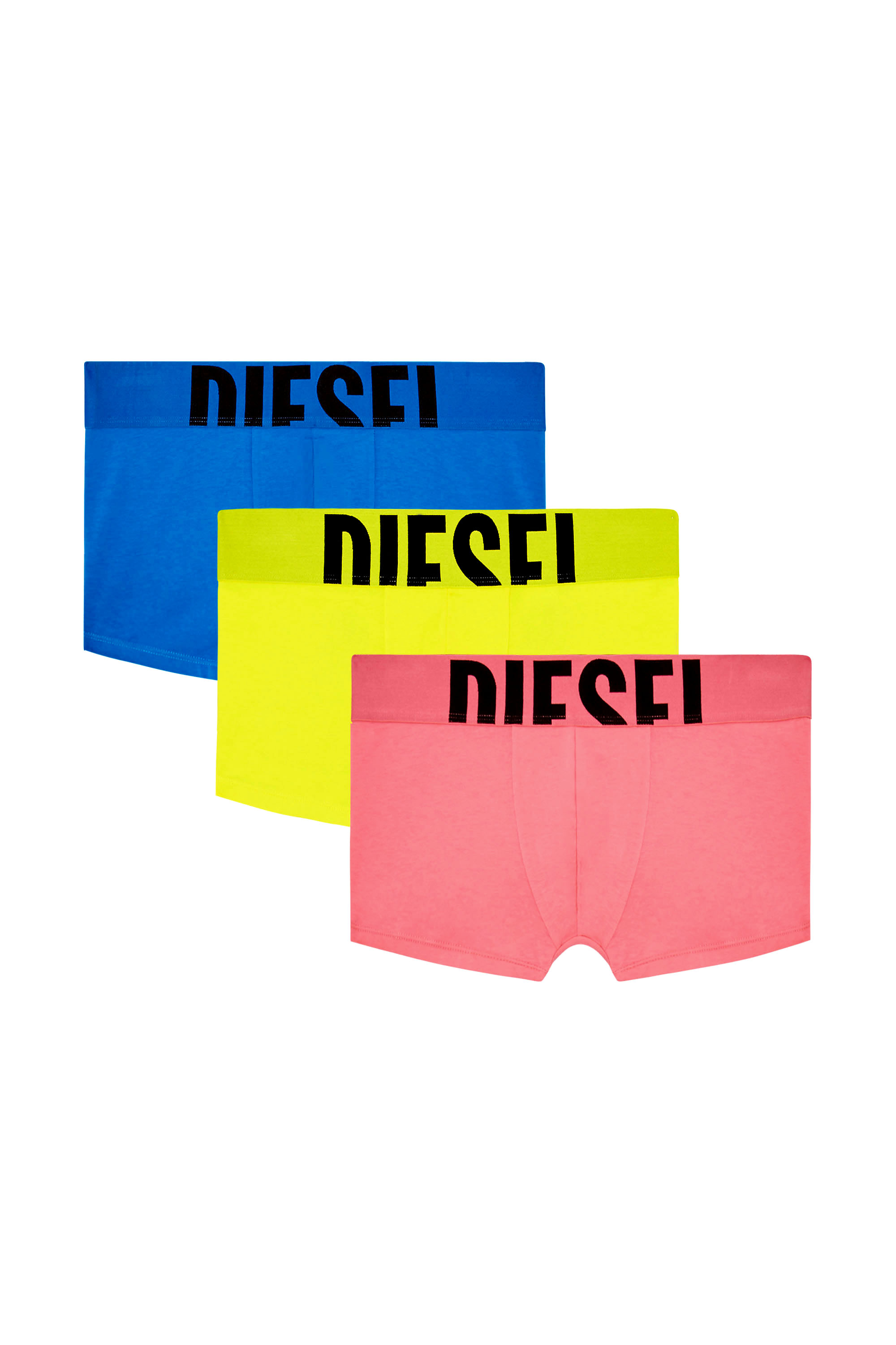 Diesel - UMBX-DAMIENTHREEPACK-5.5EL, Paquete de tres b&oacute;xers ajustados de algod&oacute;n el&aacute;stico Hombre in Multicolor - 1