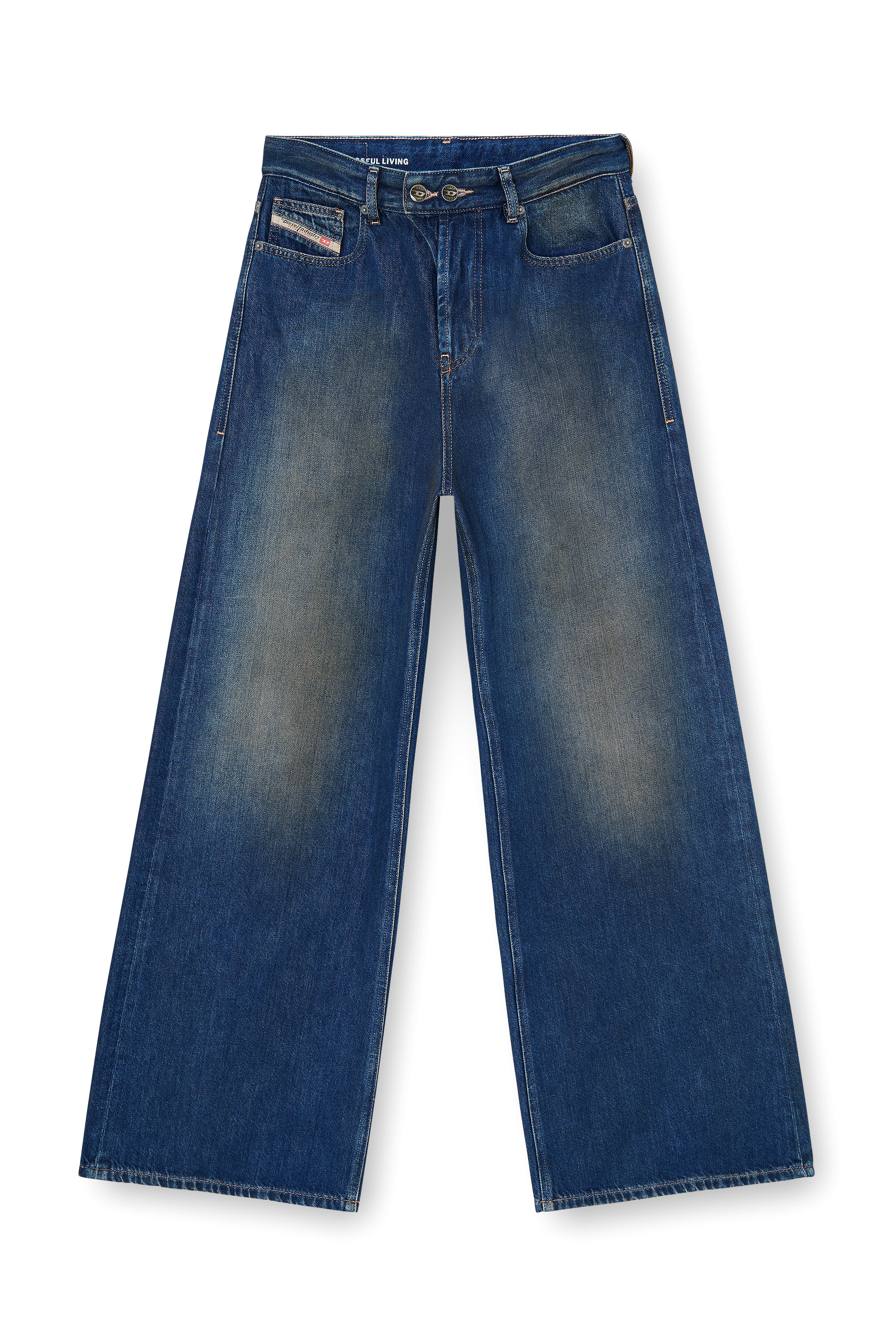 Diesel - Relaxed Jeans 1996 D-Sire 09P47 Mujer, Azul Oscuro - 3